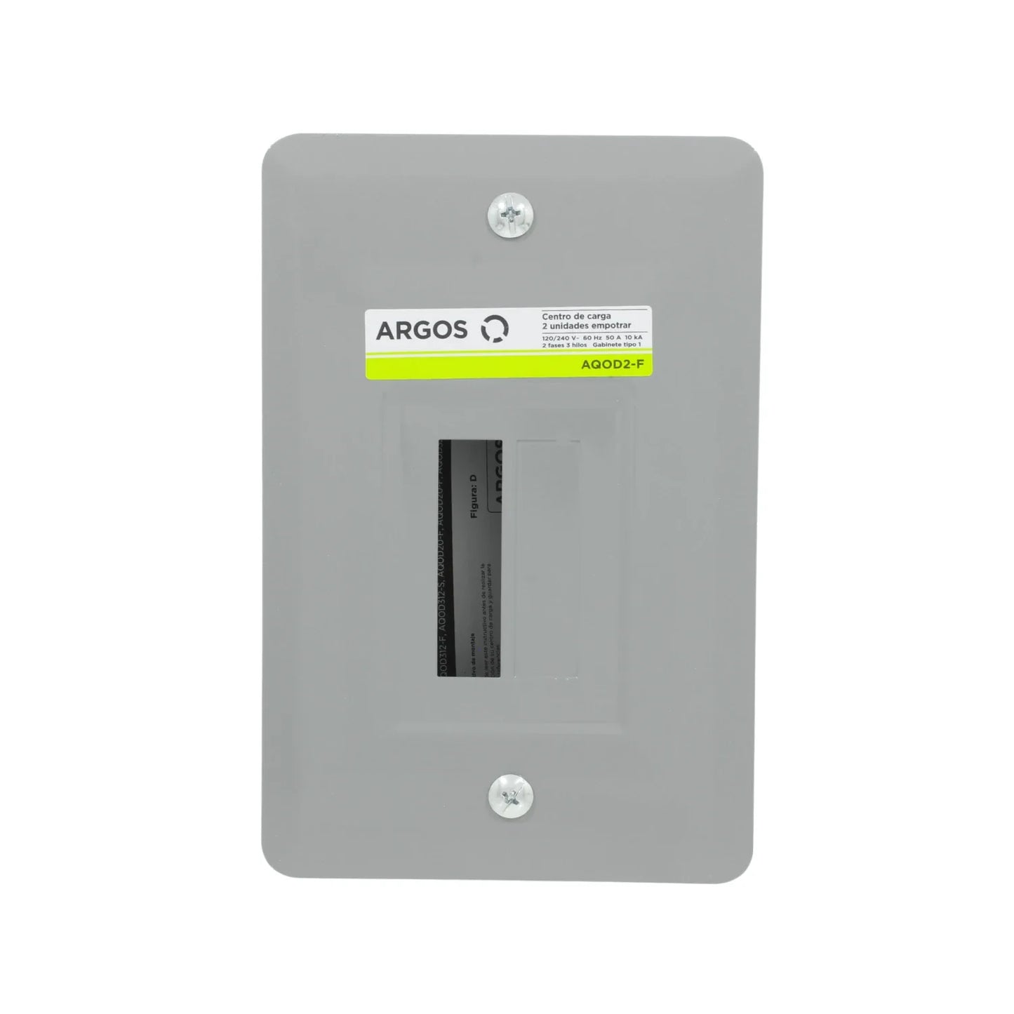 Fabricado en lámina de acero rolada en frío fosfatizada.,Acabado en pintura electrostática color gris (RAL 7037).,Tensión de alimentación: 120/240 V,Frecuencia: 60 Hz,Protección para circuitos de equipos de aire acondicionado, refrigeración, máquinas, herramientas en pequeños talleres.,Protección para instalaciones con carga monofásica o trifásica.,Capacidad máxima de 50 A