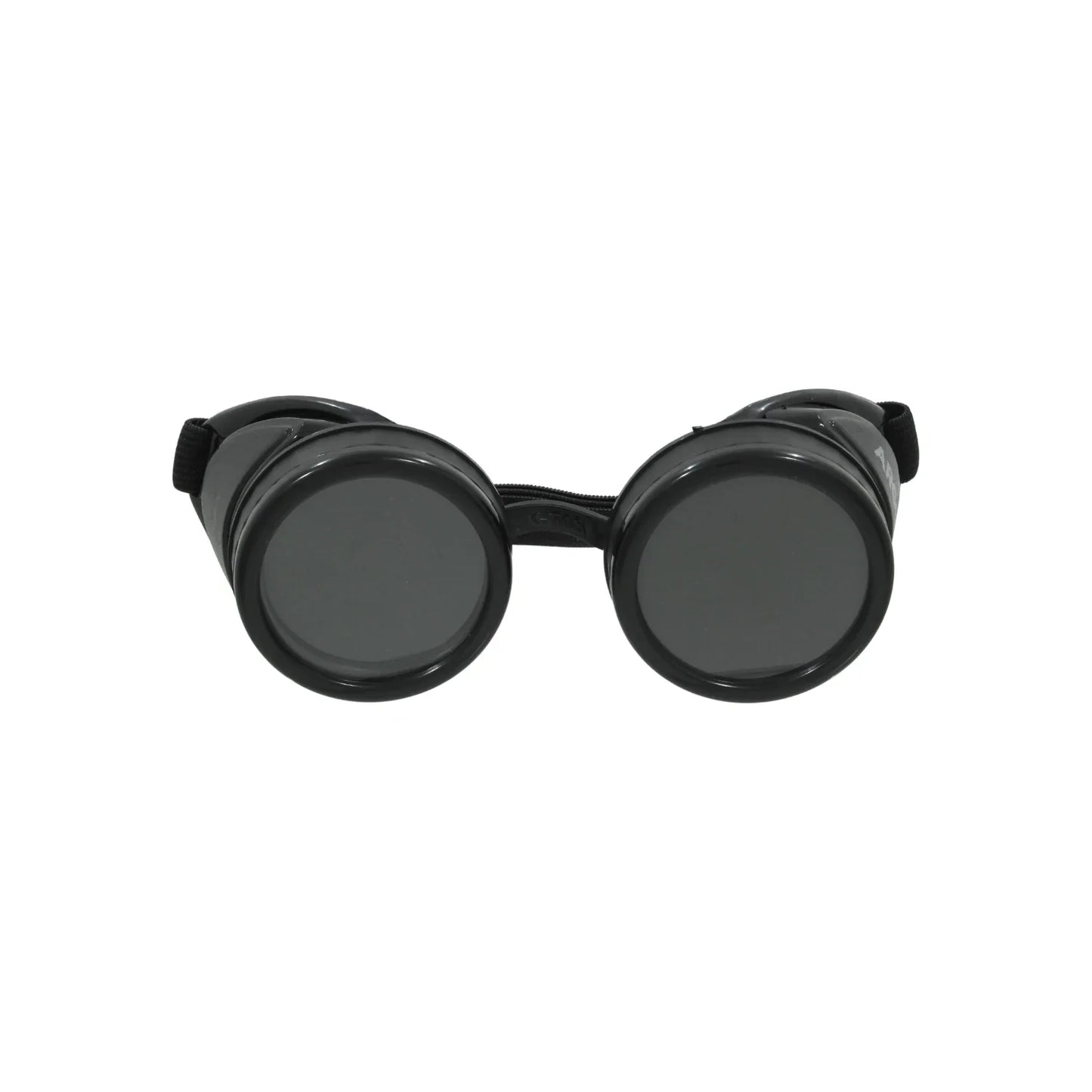 Fabricado en PVC,Vidrios para gafas.,Sombra 6,Banda elástica ajustable.,Tratamiento antirayaduras.,Ideales para protección en trabajos de soldadura.,Goggles de copa 50 mm con vidrios.