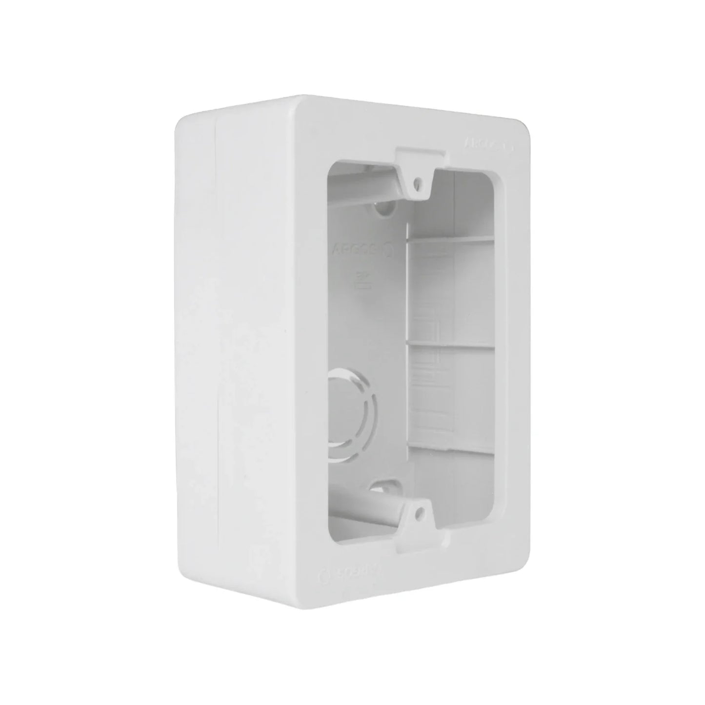 Caja universal de plástico blanca Argos CPU013W