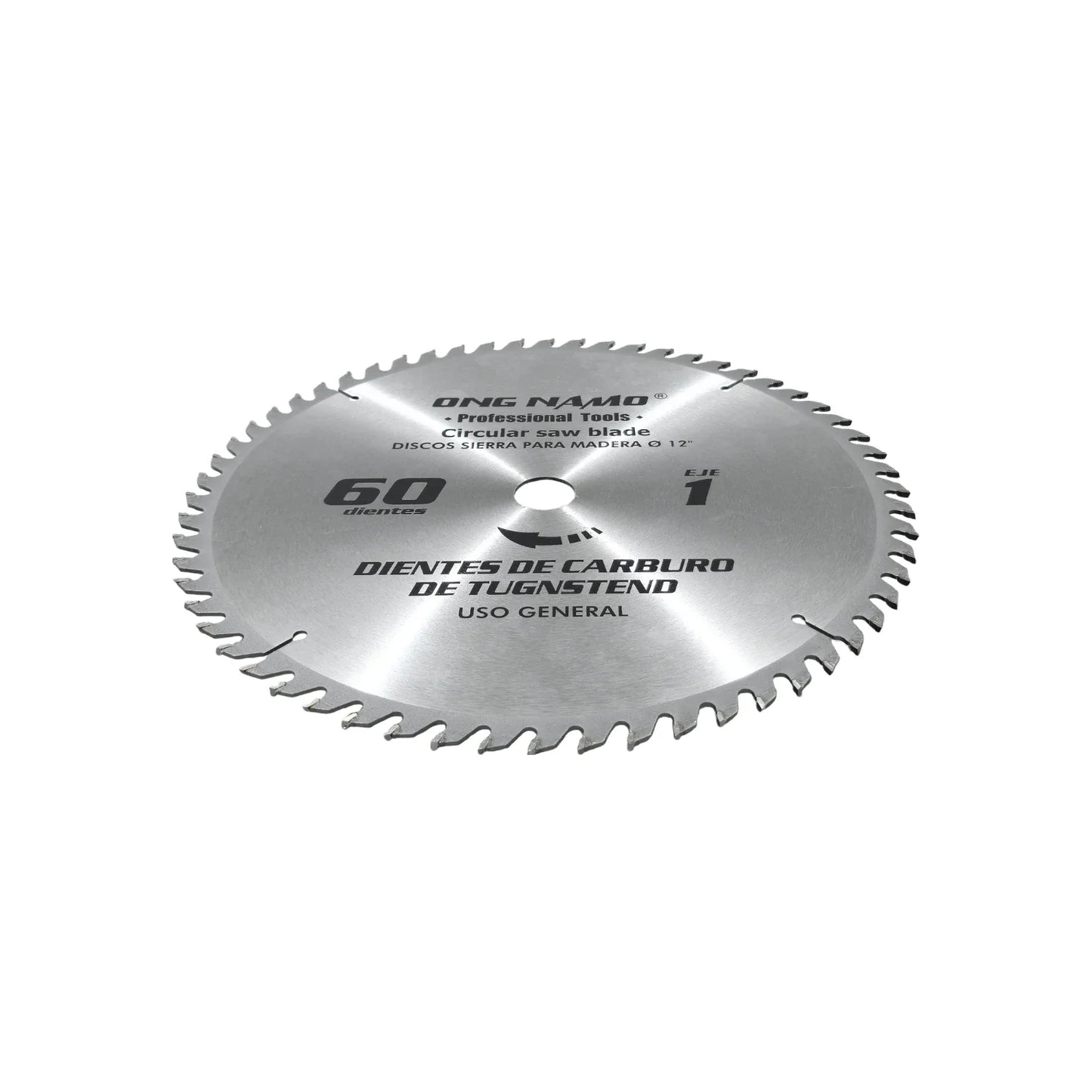 Disco sierra circular 12" de 60 dientes Ong namo 1260