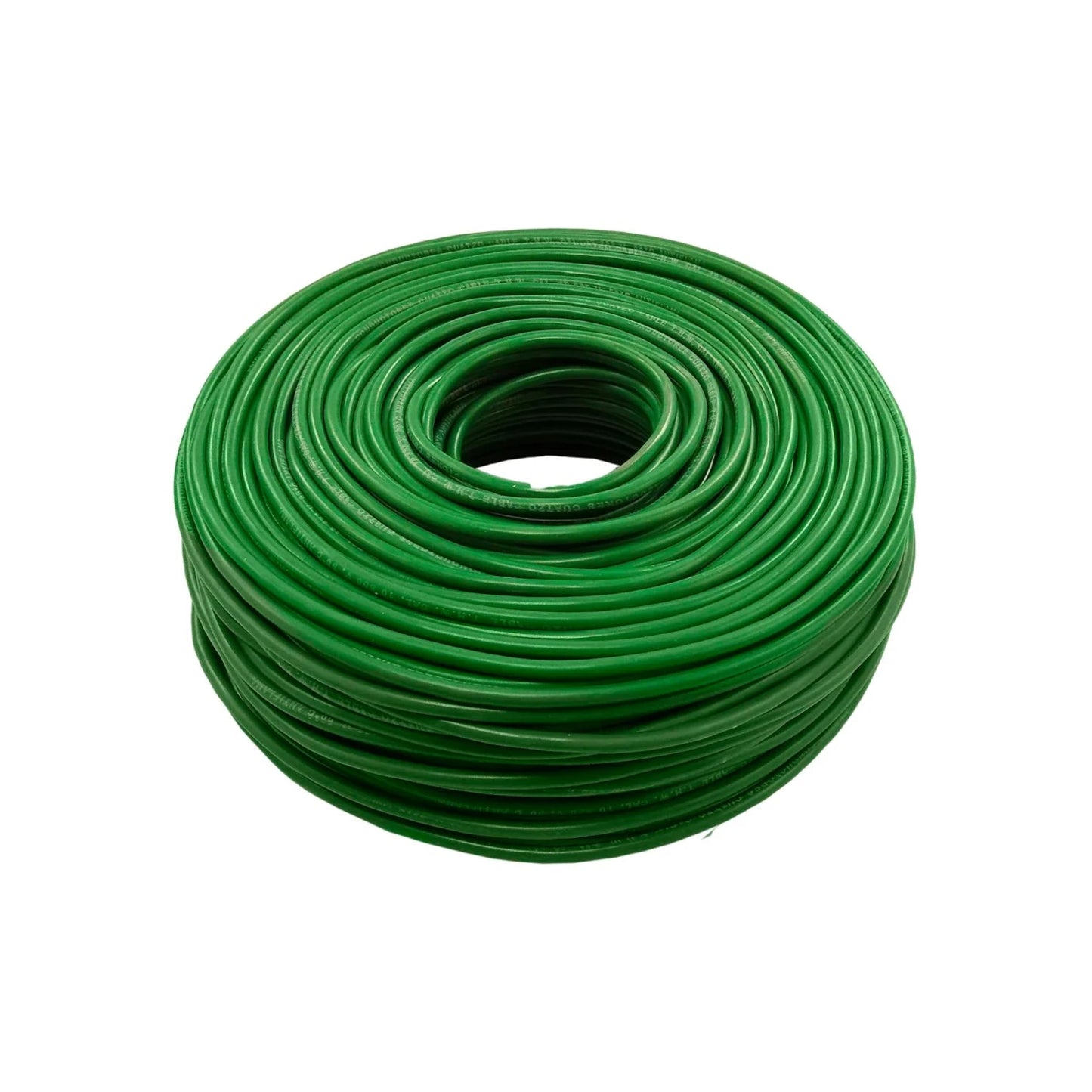 Cable eléctrico THW JCC #10 anti flama verde, 600V 90°C nylon para instalaciones eléctricas.