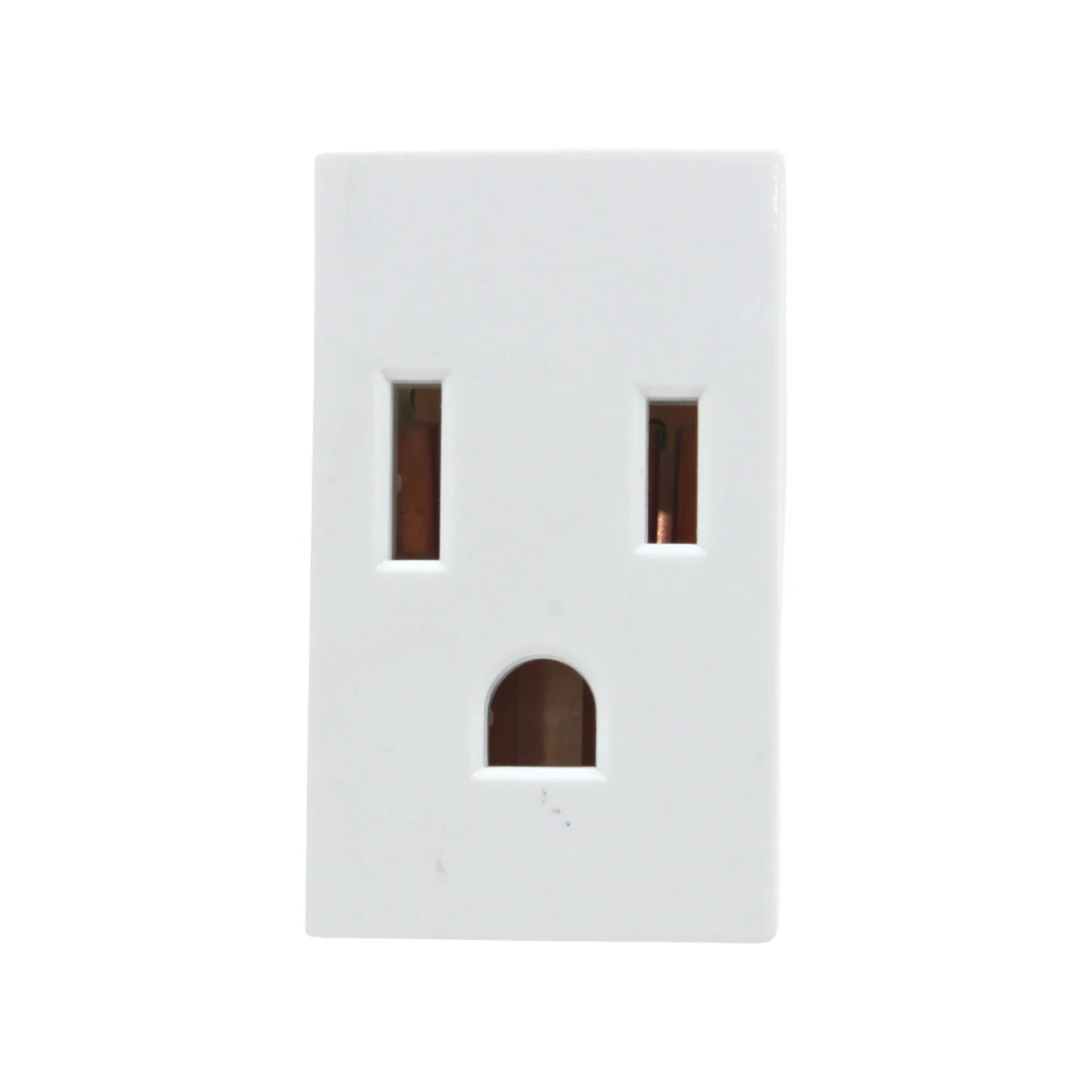 Fabricada en plástico ABS,Contacto aterrizado.,Corriente 127 V - 10 A,Contacto para placa línea de lujo.