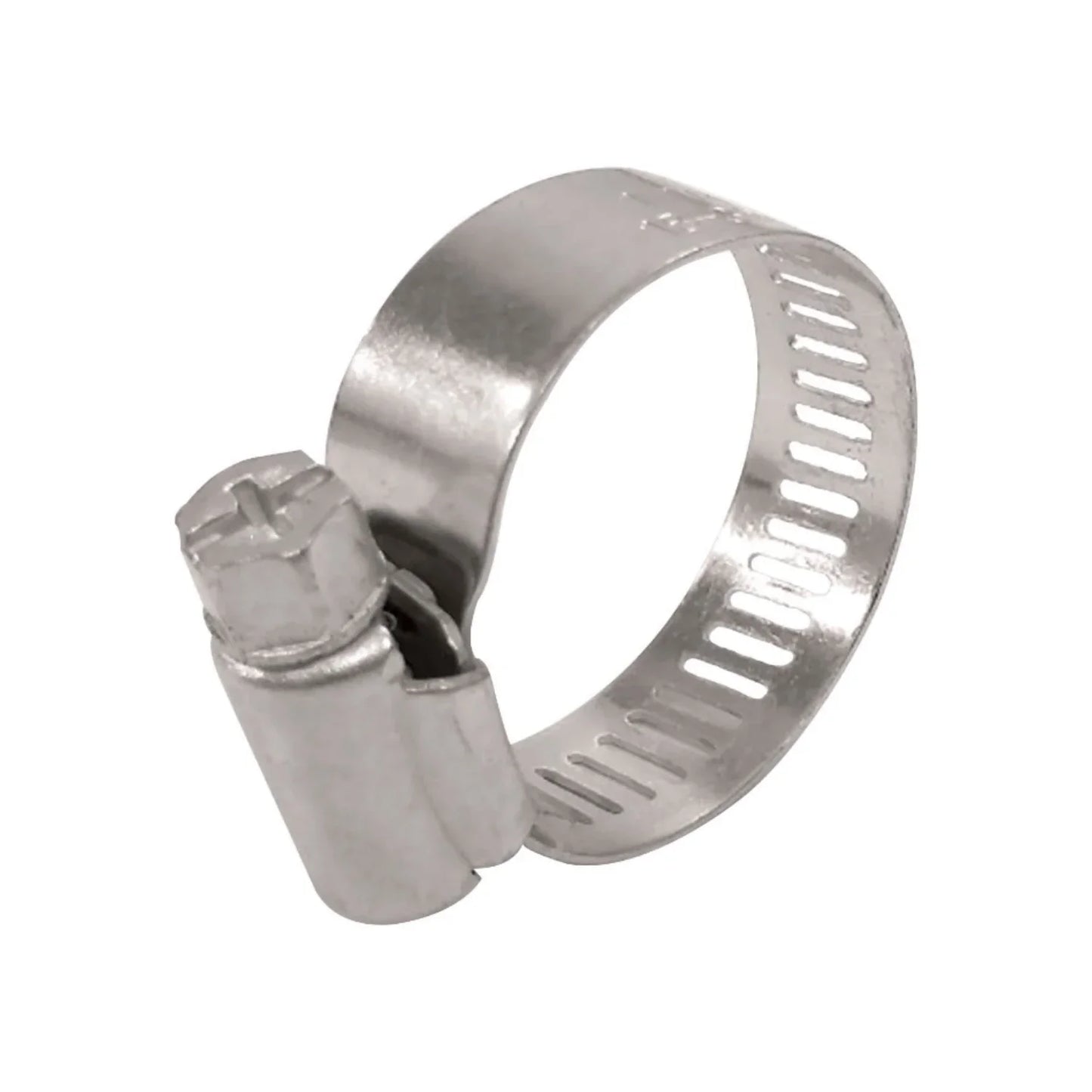 Banda y carcasa fabricada de acero inoxidable.,Apertura mínima: 9/16" (14 mm).,Apertura máxima: 1 1/4" (32 mm).,Abrazadera #12 y Banda de 1/2” (13 mm)., Abrazadera sin fin.