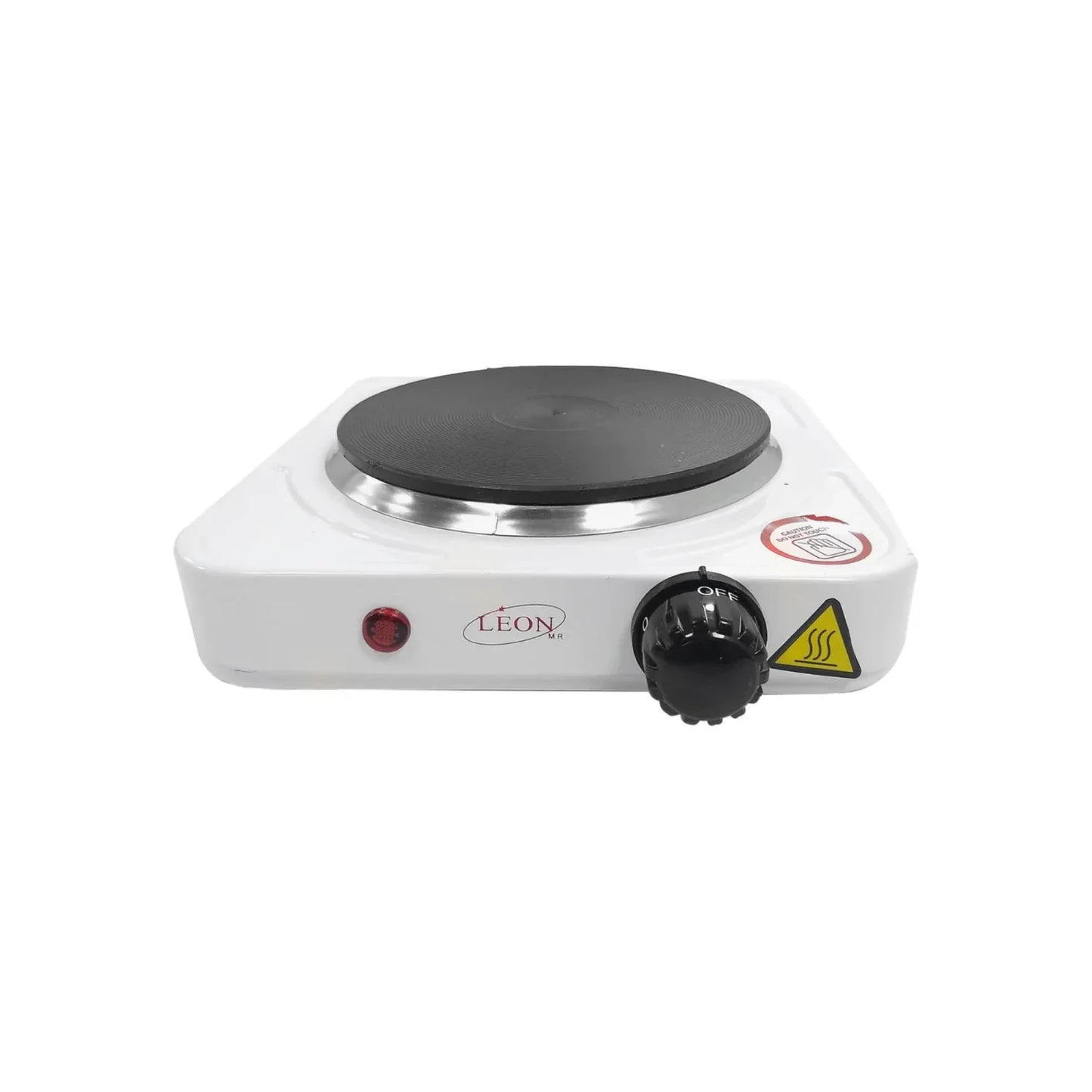 Elaborada de lamina reforzada.,Un plato de 150 mm,Perillas de auto-termostato.,Indicadores de luz con protección de calentamiento.,Voltaje 127 V - 60 Hz,1000 W máximo 500 C