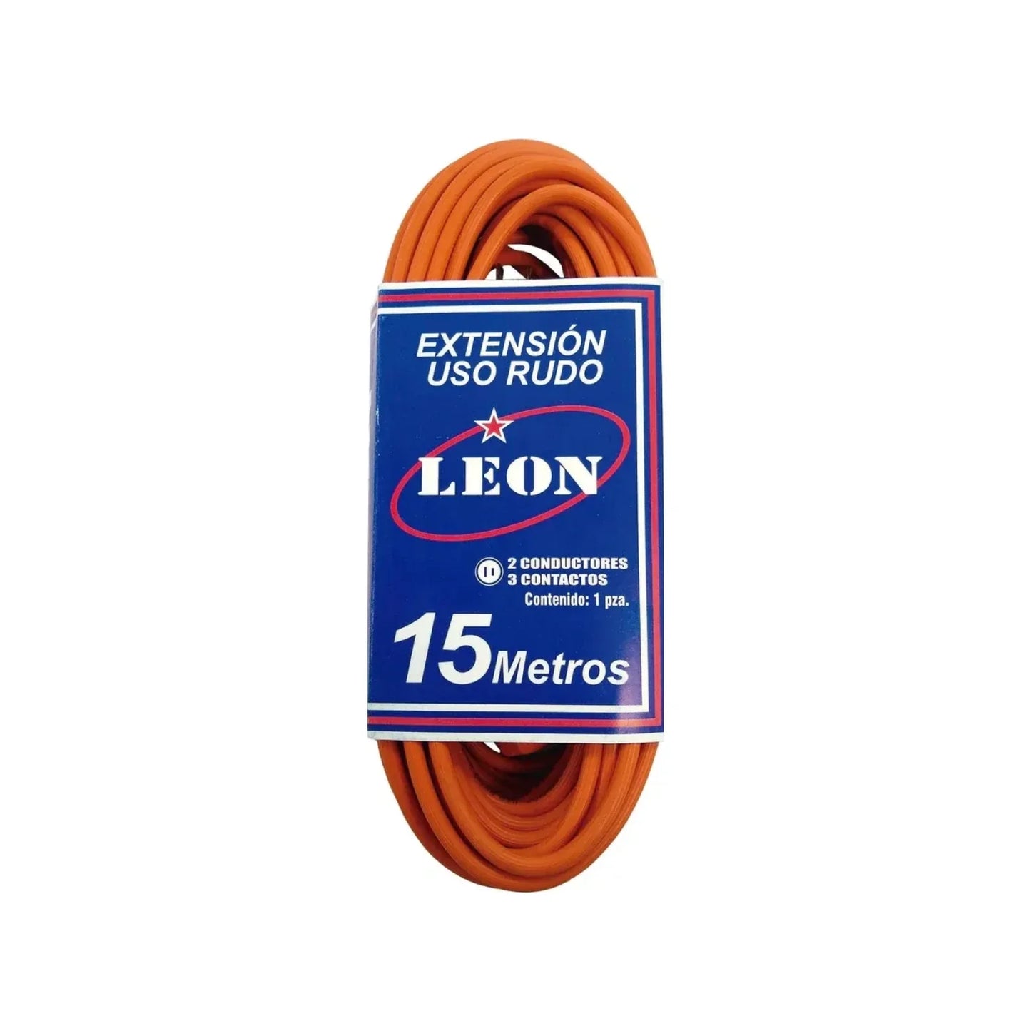 Fabricada en polivinil.,15 metros de largo con 3 tomas.,Tipo de cable sjt- 18 AWG x 3 c.,Con diseño para conectar clavijas aterrizadas.