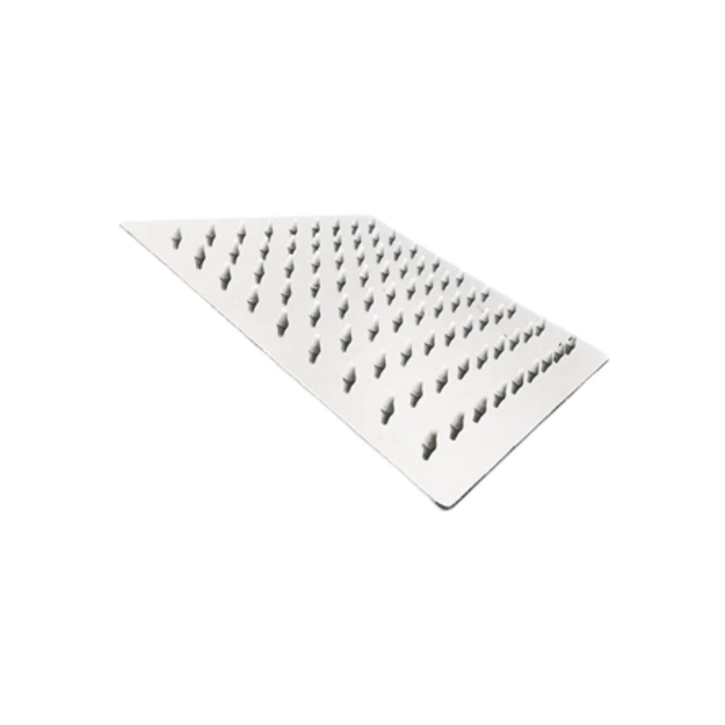 Fabricada de acero inoxidable.,Tipo lluvia.,Acabado: Cromo.,No incluye brazo para regadera.