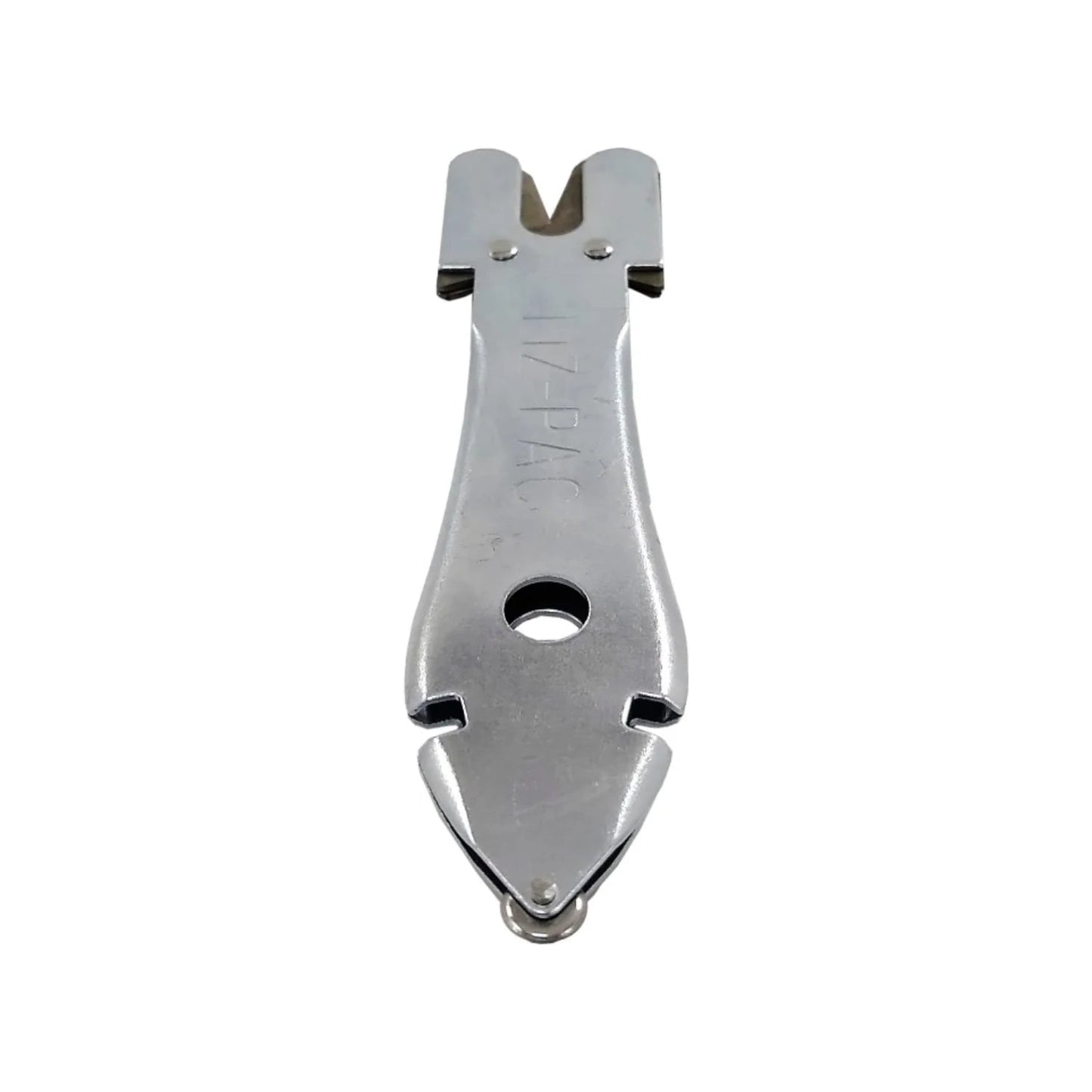 Afilador de cuchillos y navajas manual metálico plateado tipo pescadito IV-PAC