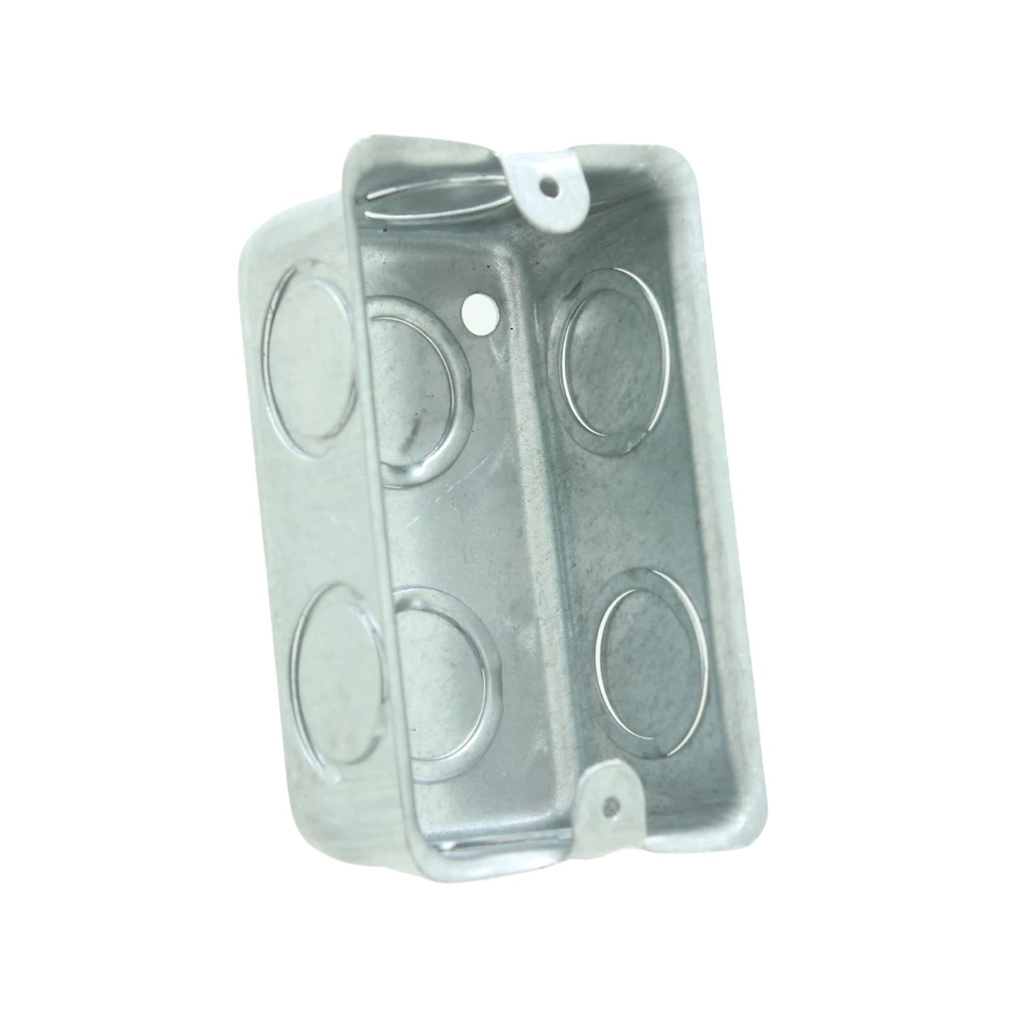 Chalupa eléctrica galvanizada con knockouts, caja de registro para instalaciones de cableado