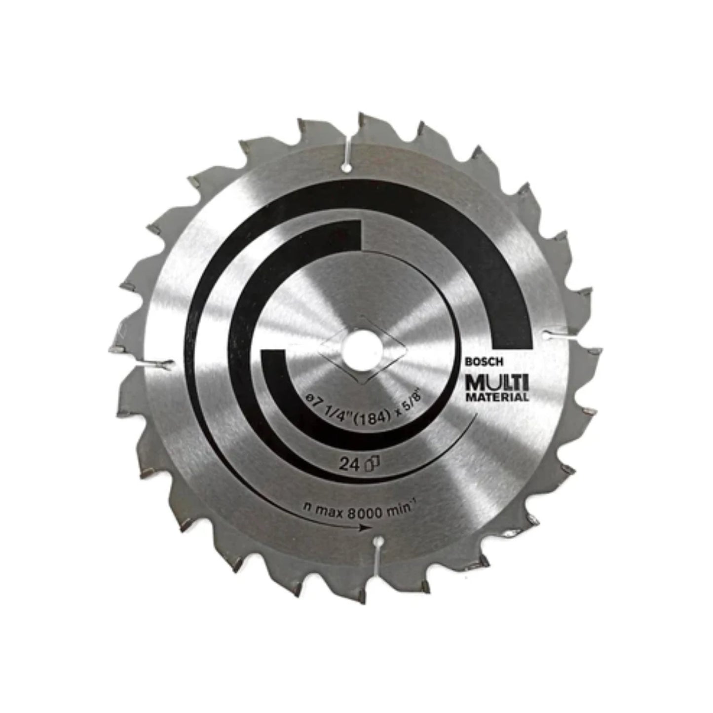 Disco sierra circular 7 1/4" de 24 dientes distintos materiales Bosch 2608640942