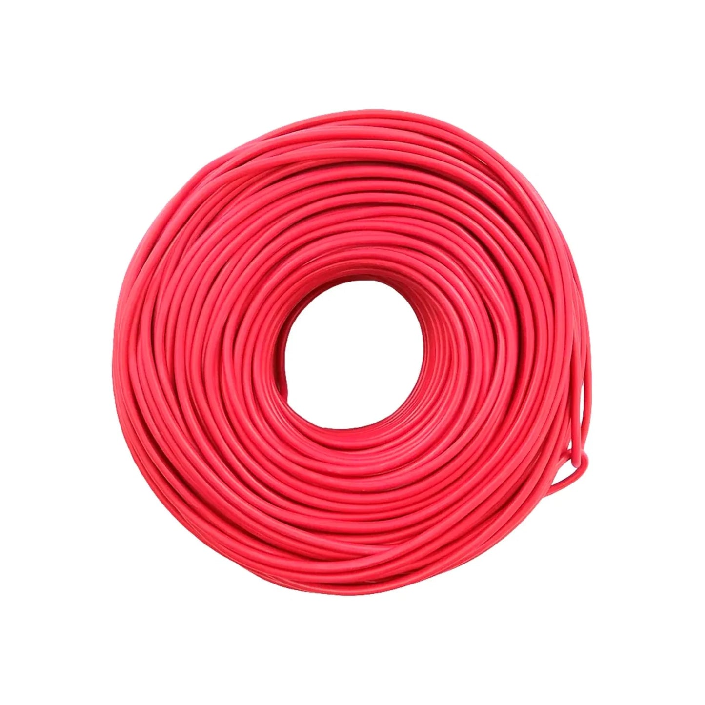 Cable alucobre.,100 metros de largo.,Calibre 12,Tensión máxima 600 V,Cable color rojo resistente a la humedad.,Antiflama resiste a la propagación de incendios.,Ideal para instalaciones eléctricas comerciales e industriales.