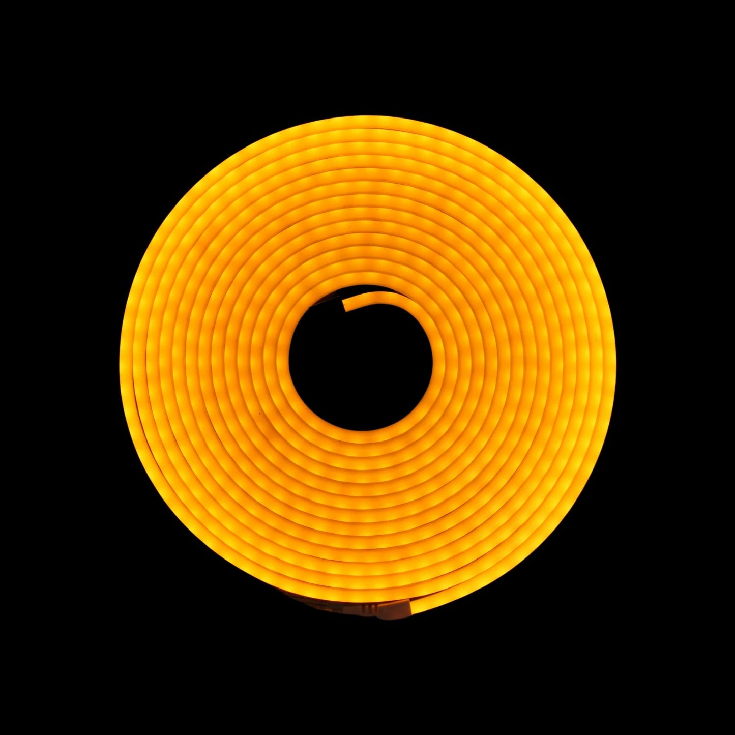Tira LED amarilla neón flexible de 5 metros para iluminación decorativa