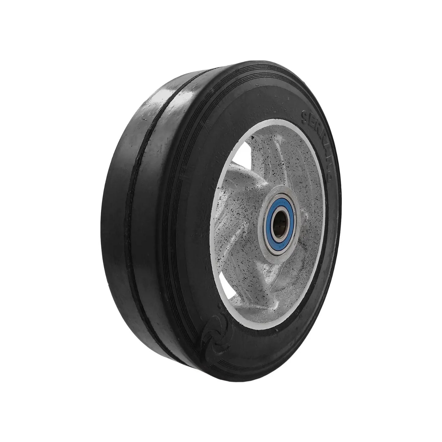 Rueda para diablo 12"x3" con rin de rayos tipo franche Huajucar