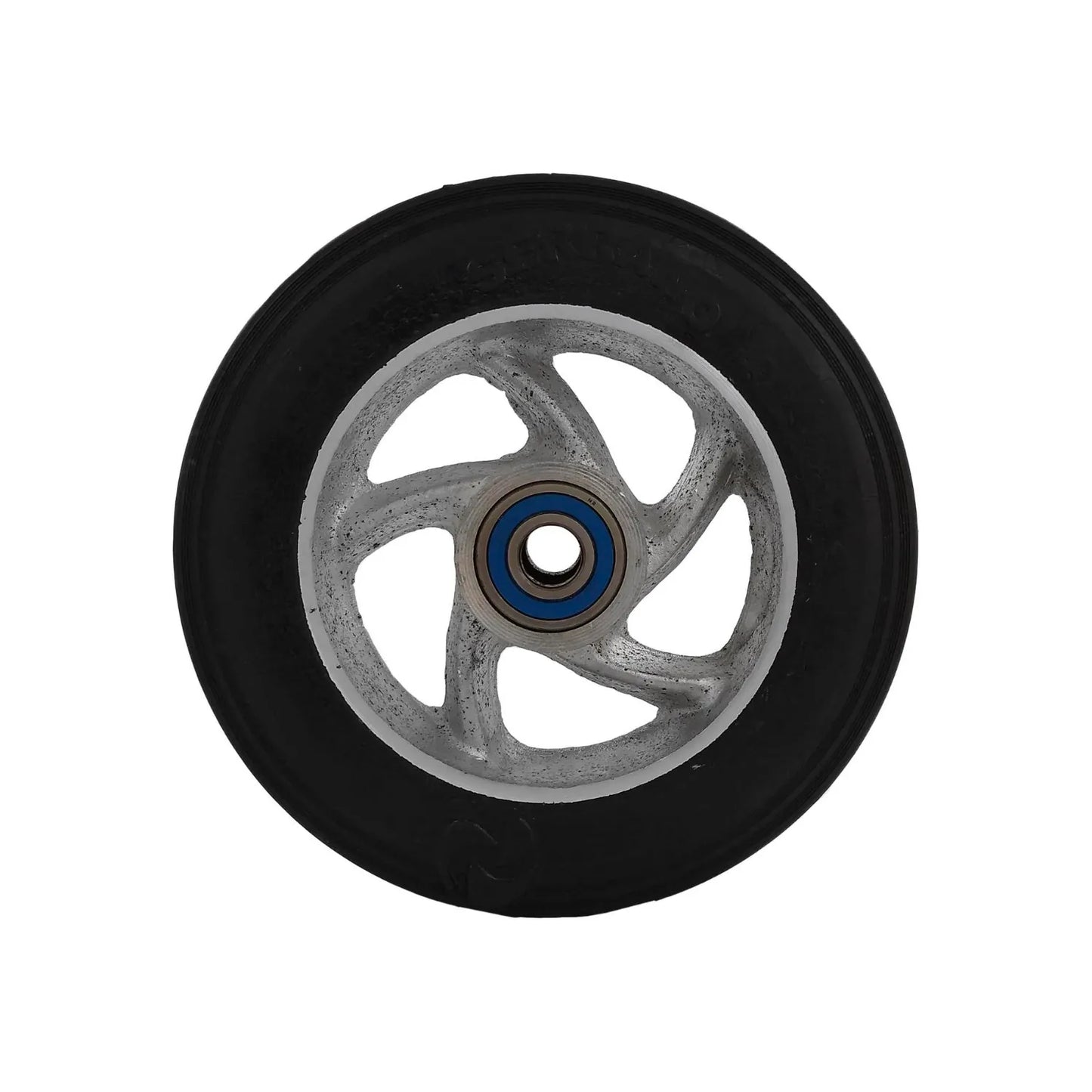 Rueda hule de 12"x3", Para diablo., Rin de rayos.