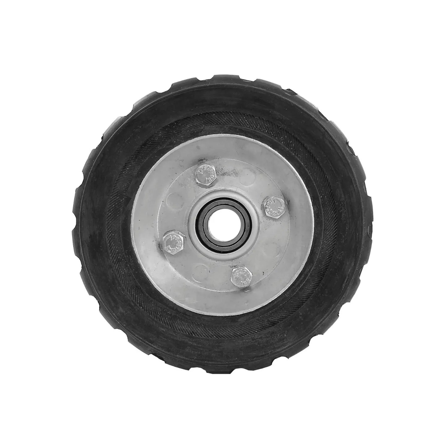 Rueda hule de 6", Para diablo., Cuenta con 1 balero.