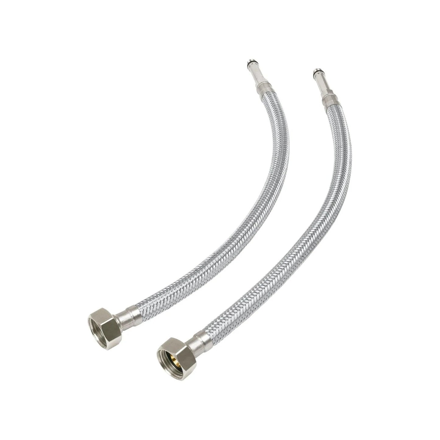 Mangueras flexibles de acero inoxidable trenzado para grifo monomando, conexiones de agua, plomería.