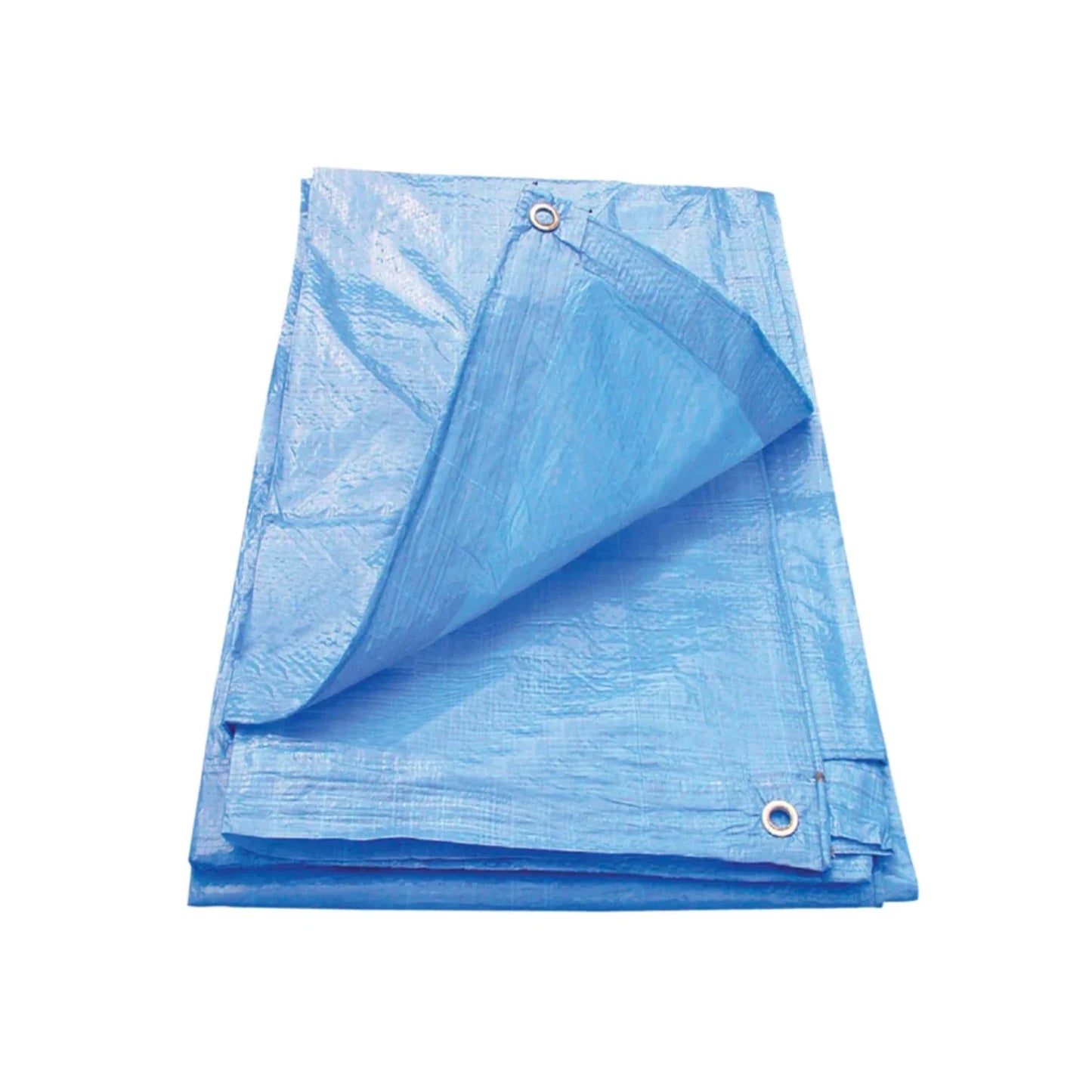 Fabricada en película de polietileno.,Medidas de 6.10 m x 9.15 m (20x30).,Trama de hilo 8×8 por pulgada cuadrada.,Reforzada con ojillos metálicos y costura en sus bordes.,Material tratado para una máxima protección contra el deterioro causado por los rayos ultravioleta.,Uso ligero.,Azul.