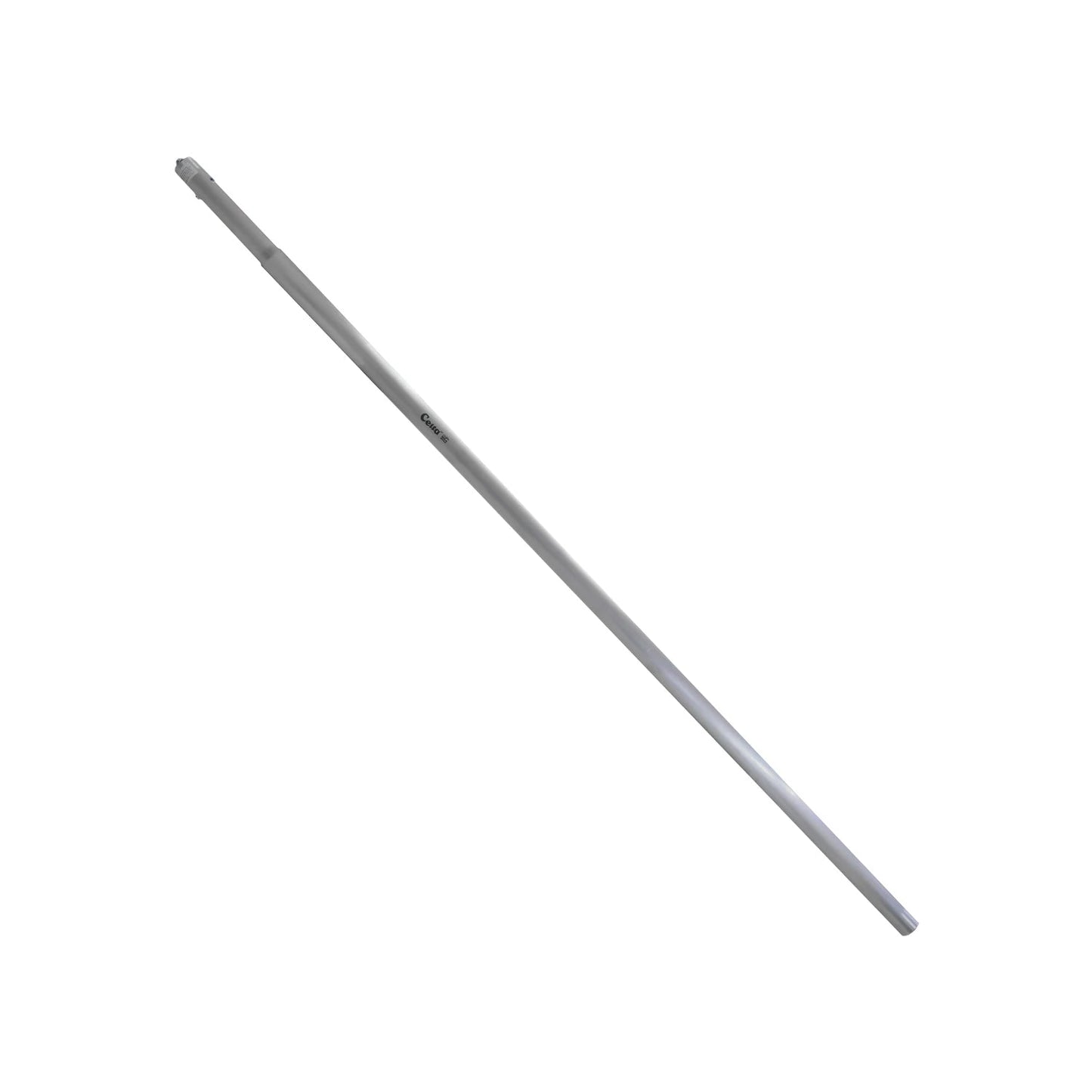 Pértiga de extensión Celta de aluminio 72 pulgadas, barra ligera plateada para acoplar herramientas