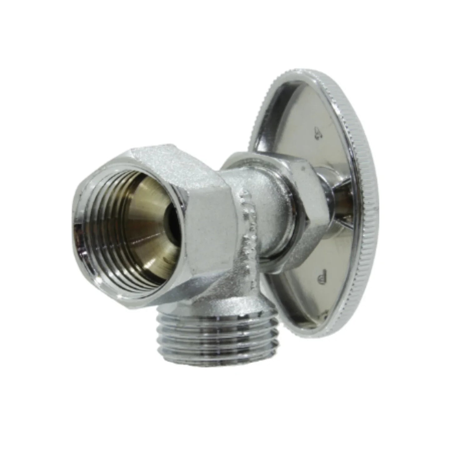 Llave angular con rosca 1/2" Ekon 60104