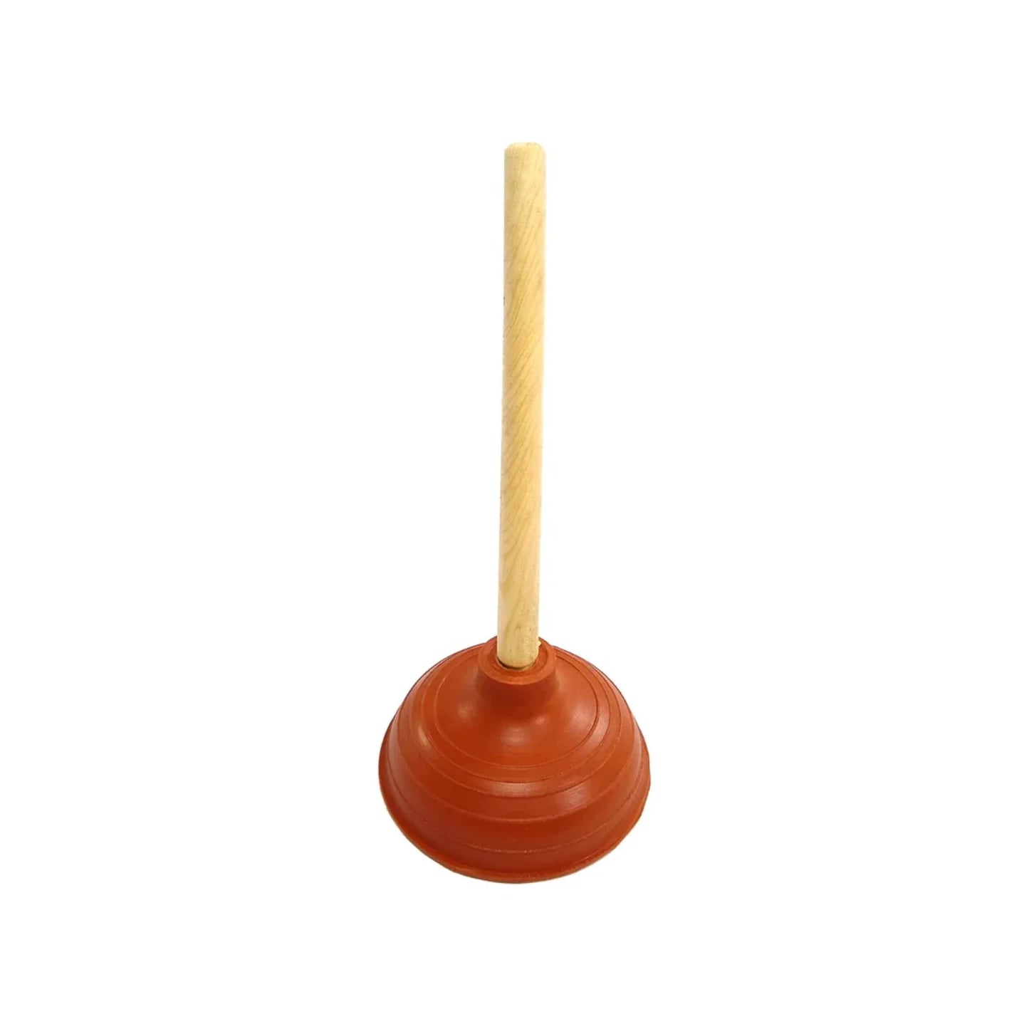 Bomba del no 5,Para destapar WC,Bomba de hule alta mente resistente.,Mango de madera.,Hecha en México.