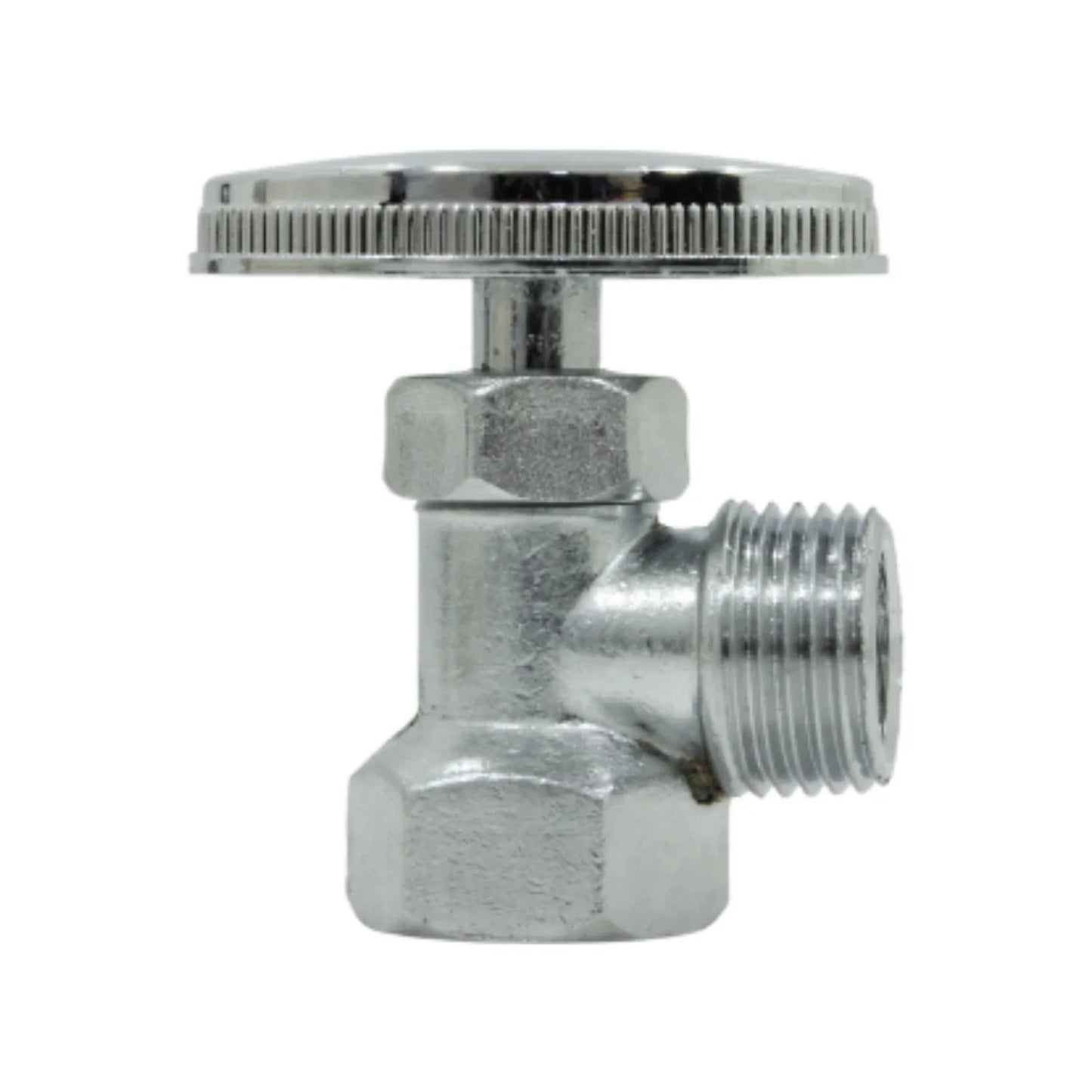 Fabricada en ABS,Medida 1/2"x1/2",Con rosca.
