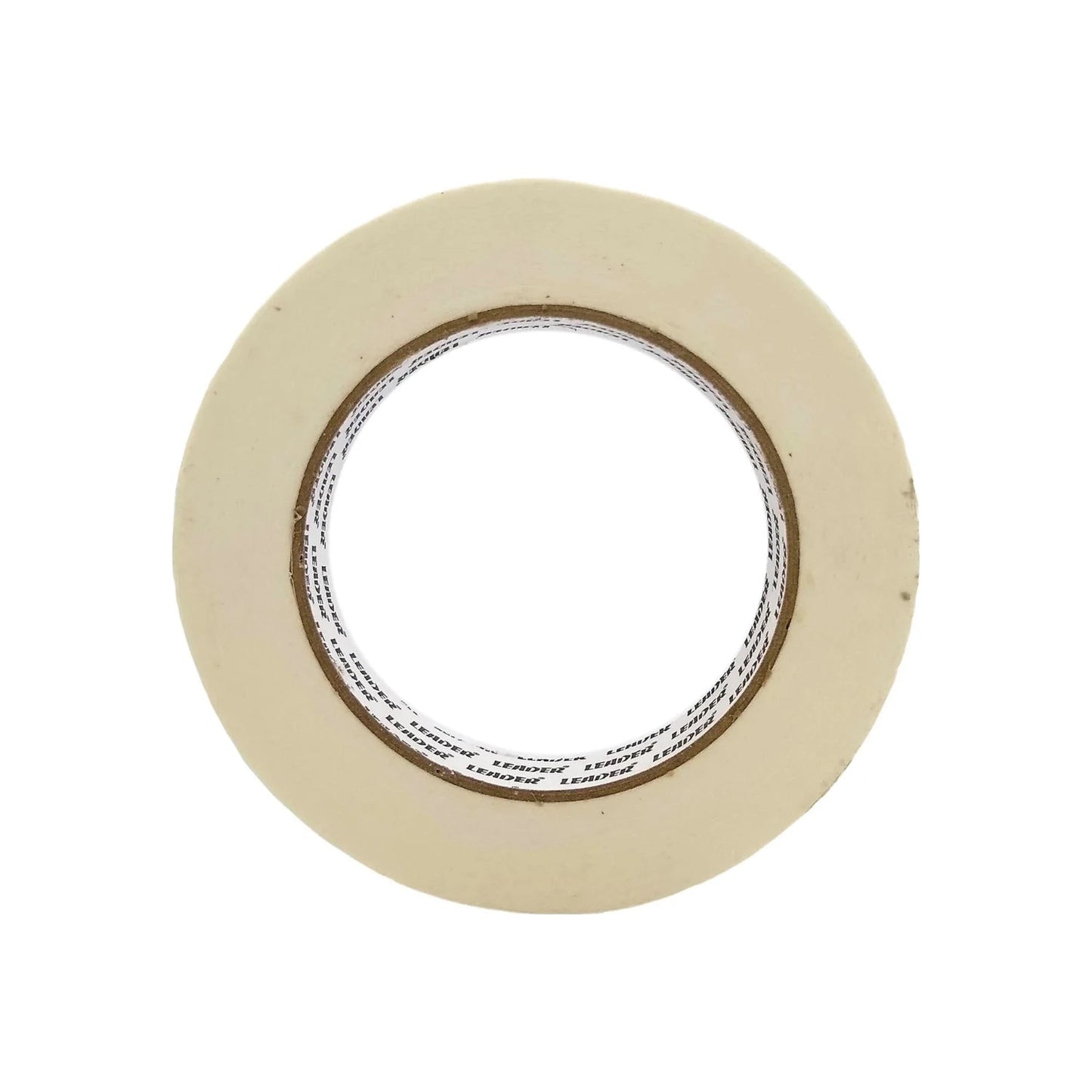 Cinta adhesiva masking tape Leader beige 18mm para pintura y manualidades