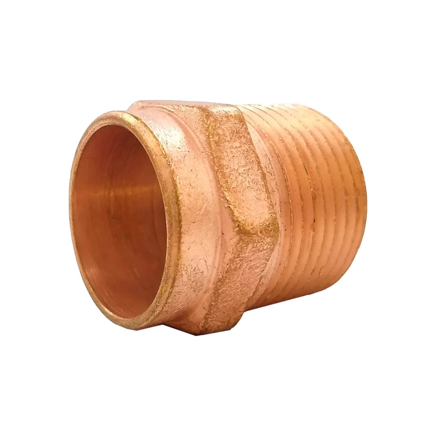 Conector cobre 1" (25 mm) rosca exterior (macho) Aleamex AA-20425