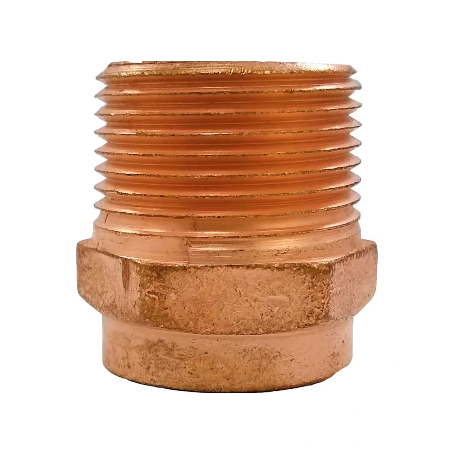 Elaborado de cobre.,Conector 1" rosca exterior.,Conector de 25 mm,Ideal para instalaciones de gas natural y LP