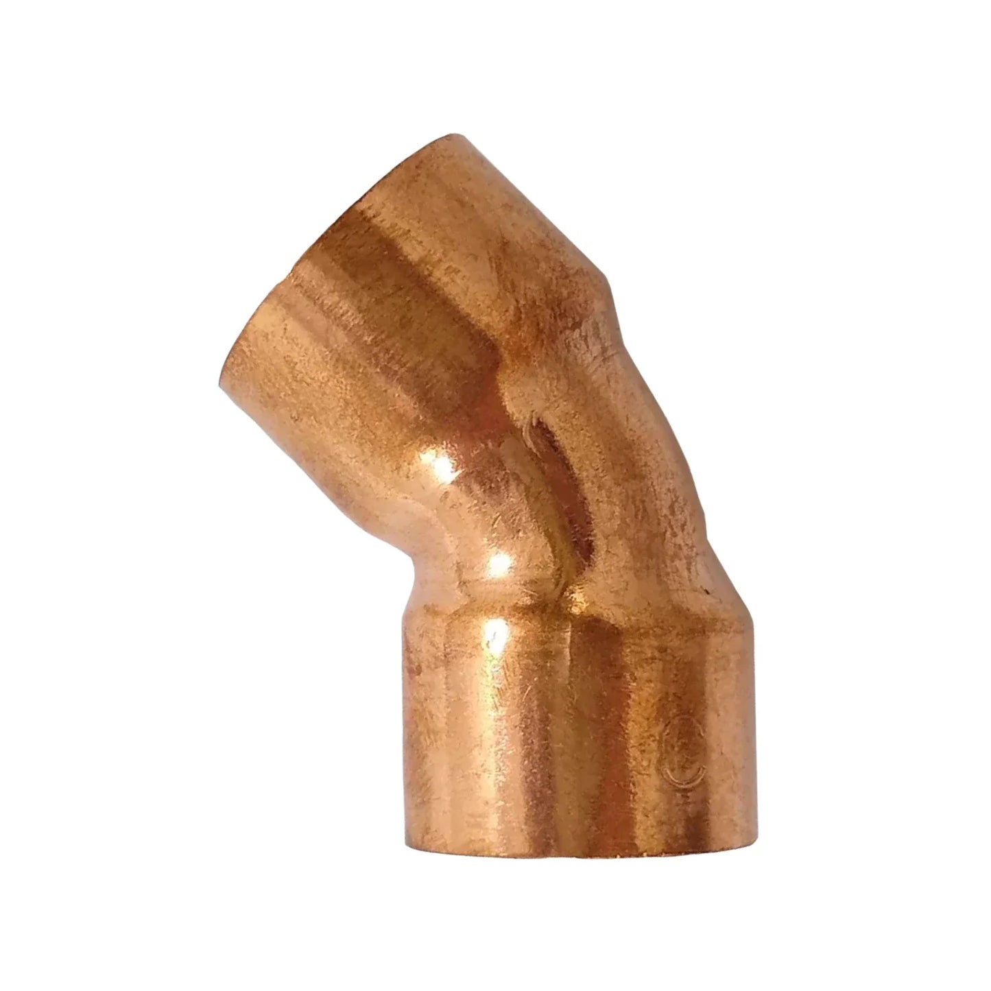 Codo cobre soldable 1" (25 mm)x3/4" (19 mm)x90° Aleamex AA-2072519