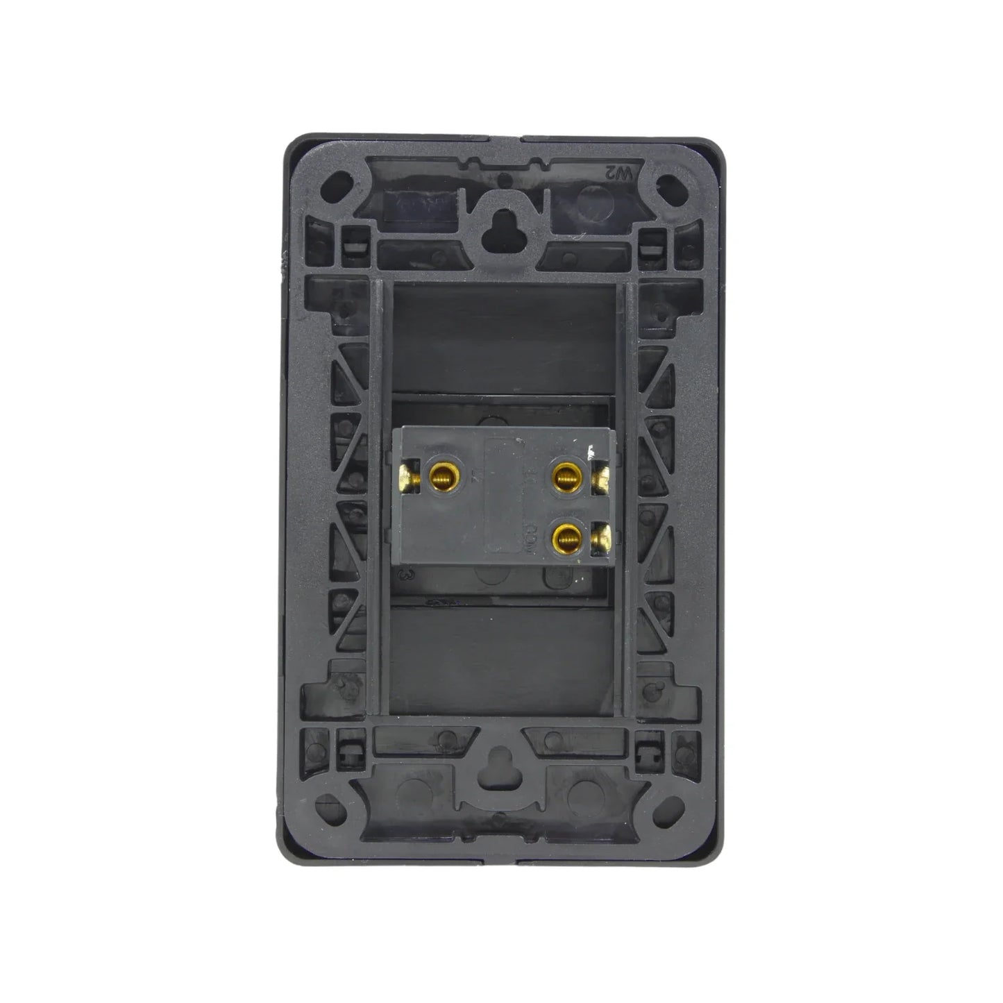 Placa 1 apagador escalera negra Genlit GL-PKBUES buio