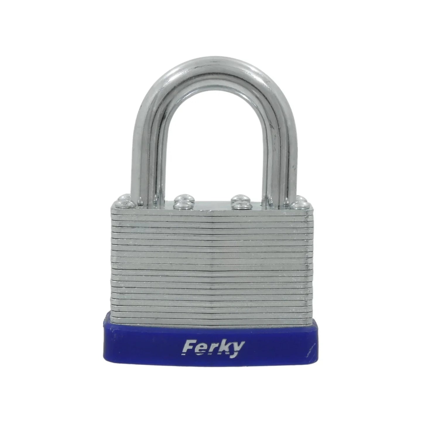 Candado 50 mm gancho corto laminado Ferky CLM50-GC-BL