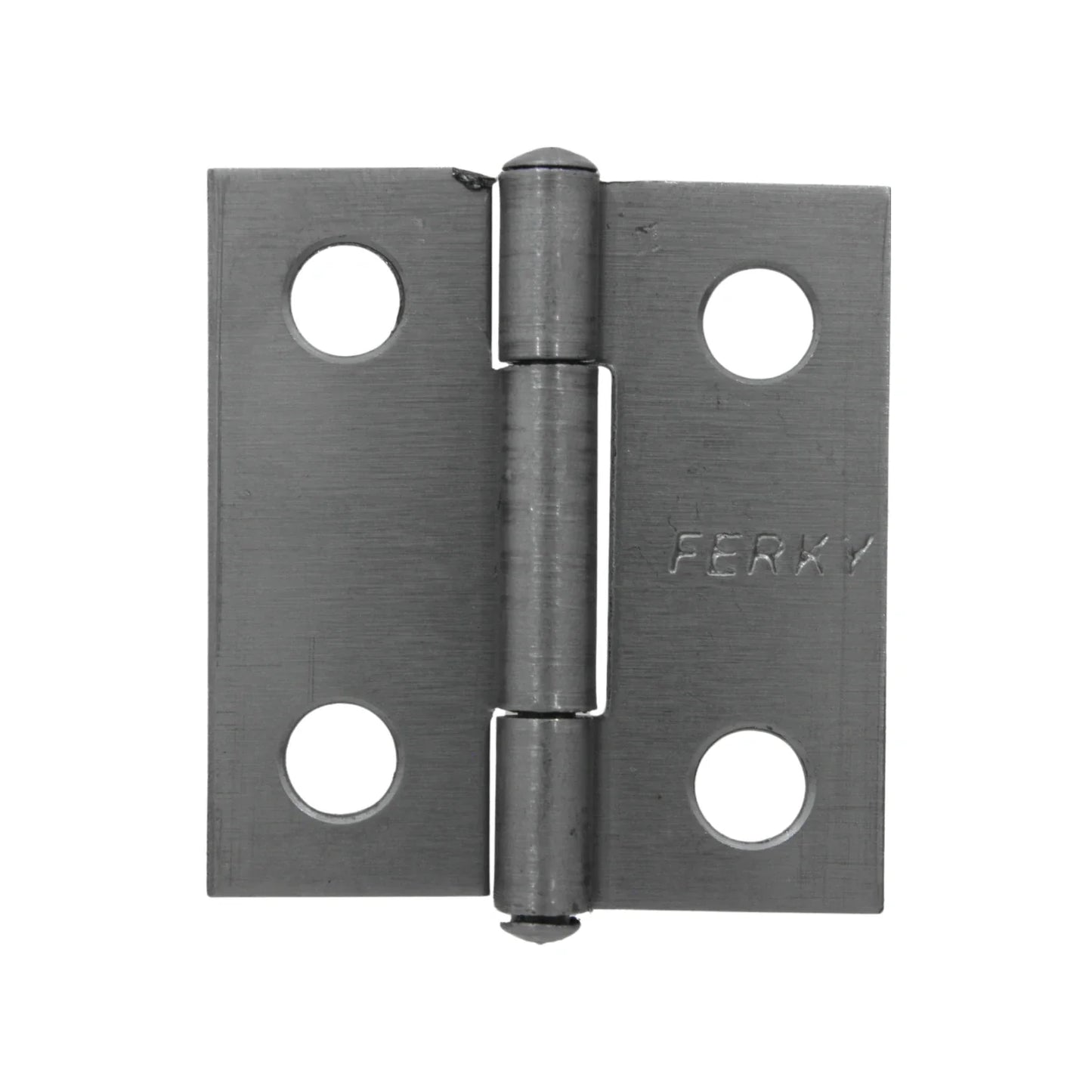 Información Técnica., Fabricada en acero., Bisagra residencial., Medida: 1 1/2" x 1 1/2", Acabado satinado., La imagen puede diferir un poco del producto final.