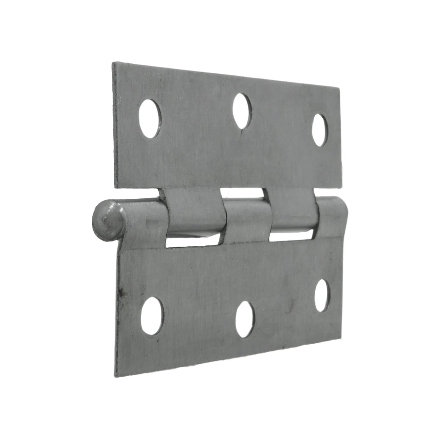 Bisagra de acero satinado de 3 pulgadas con 6 orificios para puerta o mueble
