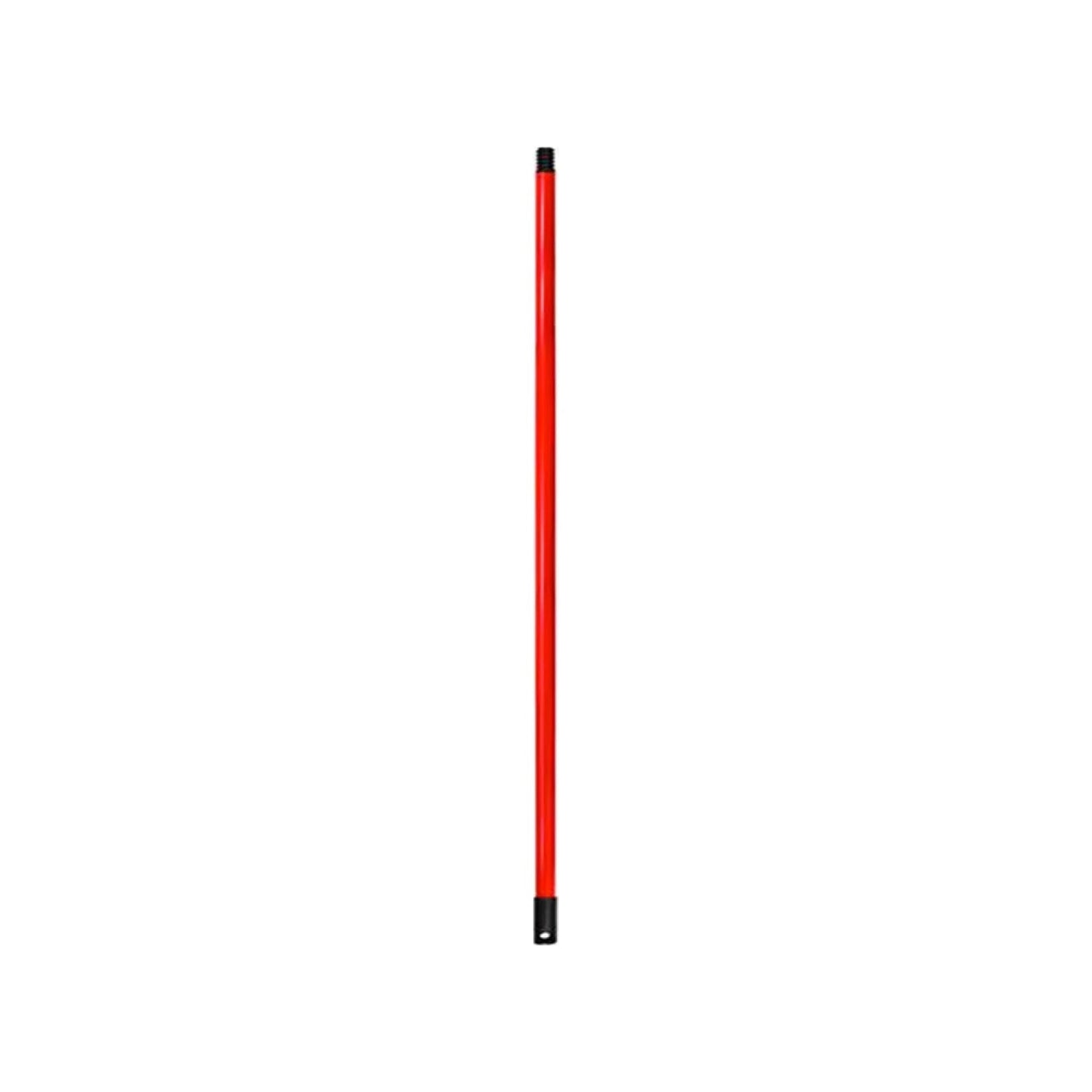 Extensión para rodillo de pintura roja 1.20 metros, poste resistente para alcanzar techos y paredes altas