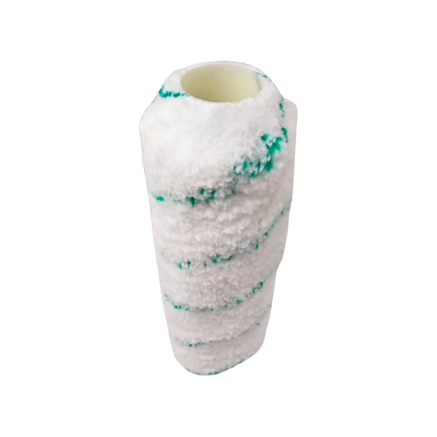 Material microfibra.,Ideal para acabados finos.,Retiene más pintura y no permite que se desperdicie.,Con su pelo un poco más largo permite que la pintura entre muy bien sobre las cavidades del relieve de la pared.