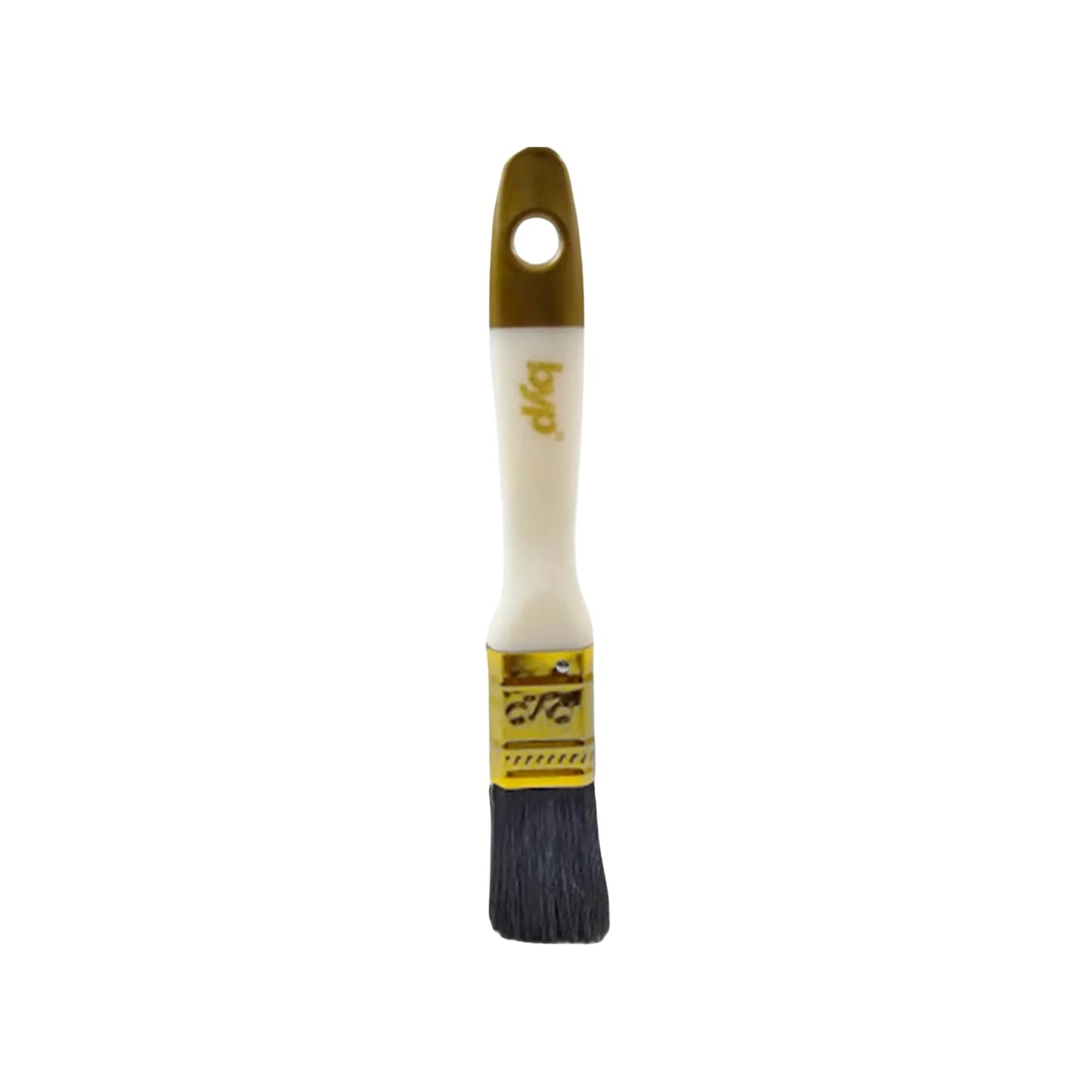 Combinación de poliéster y cerda natural.,Para toda clase de pinturas.,Brocha mango plástico hueco.,Mezcla de filamentos que le permite cargar y descargar mayor cantidad de pintura.