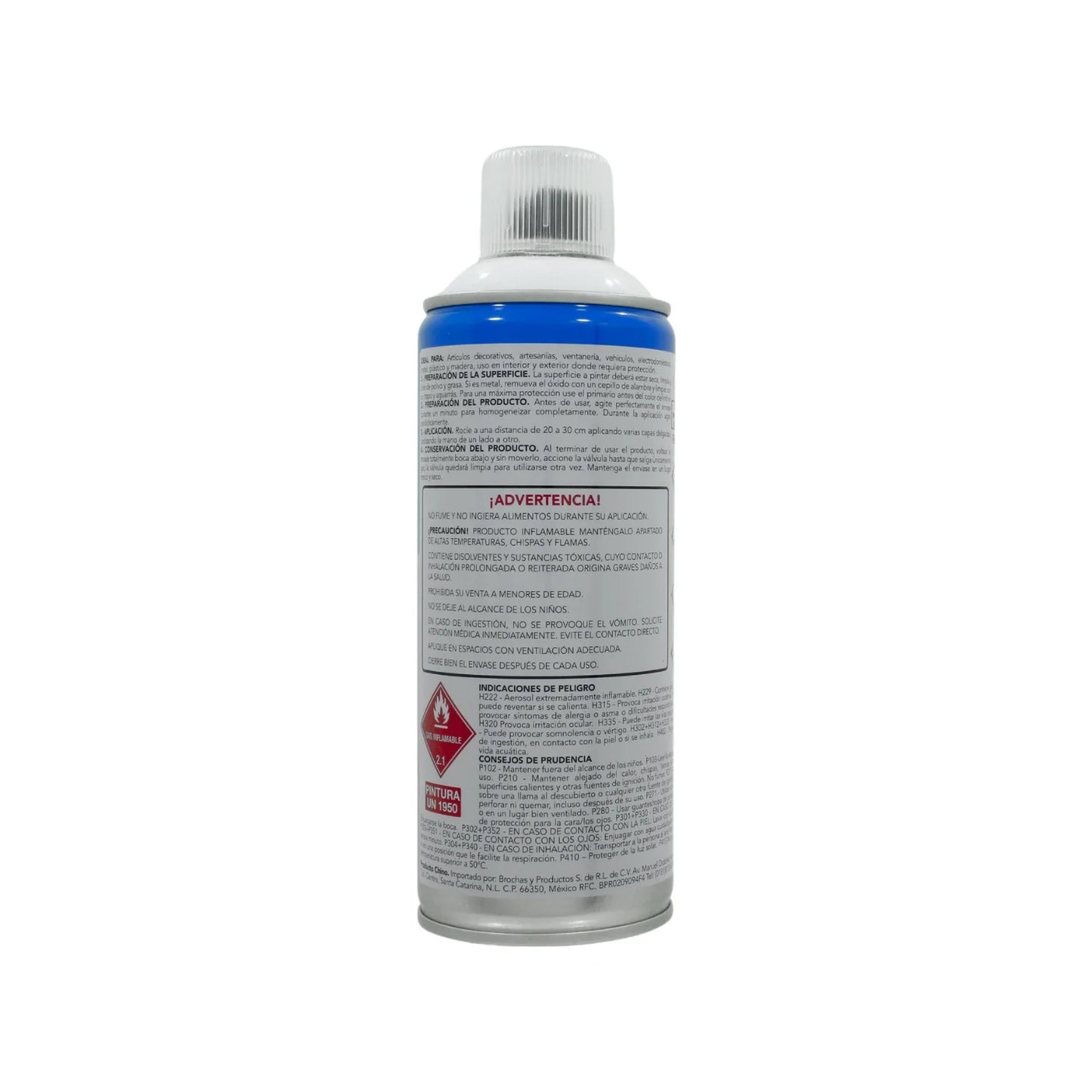 Pintura blanco brillante acrílico 400 ml Byp Súper ABBS00