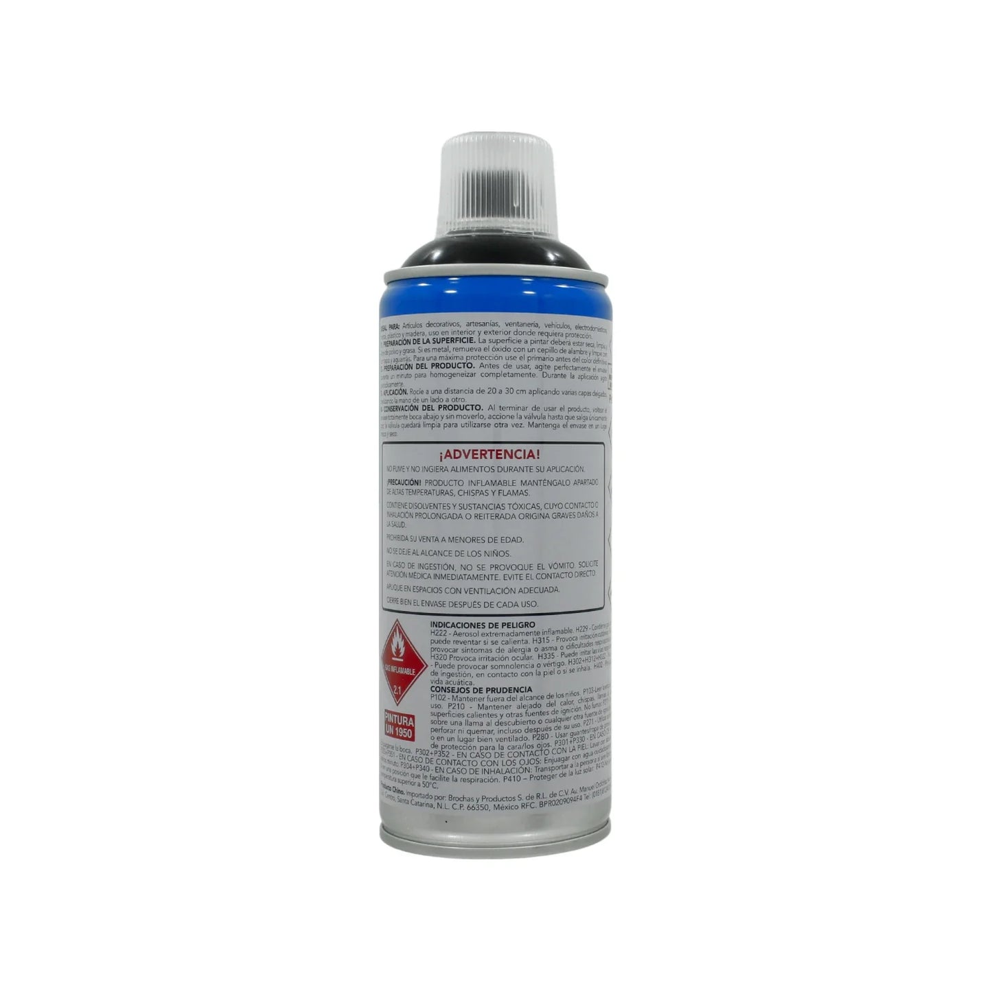 Pintura negro satinado acrílico 400 ml Byp Súper ANS00