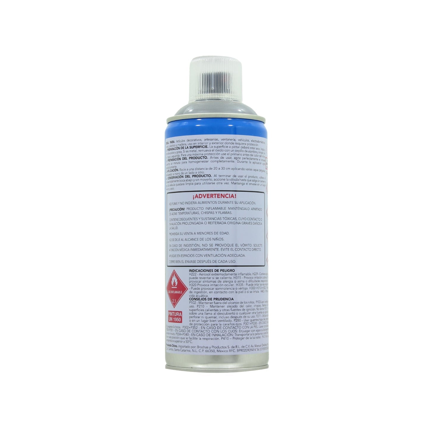 Pintura en aerosol acrílica color plata 400ml para proyectos de bricolaje y decoración