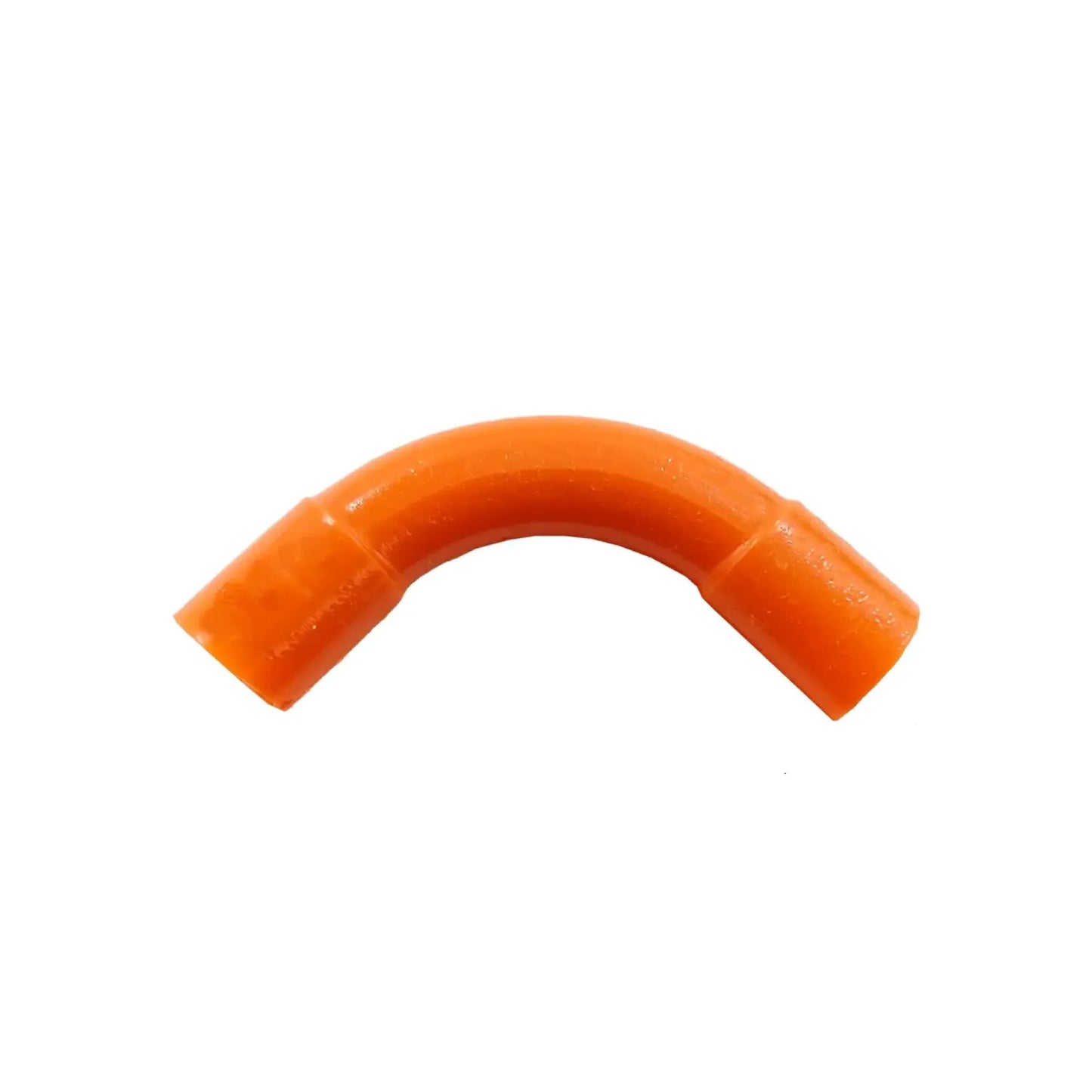 Curva conduit naranja de 90 grados para tubería eléctrica rígida de PVC