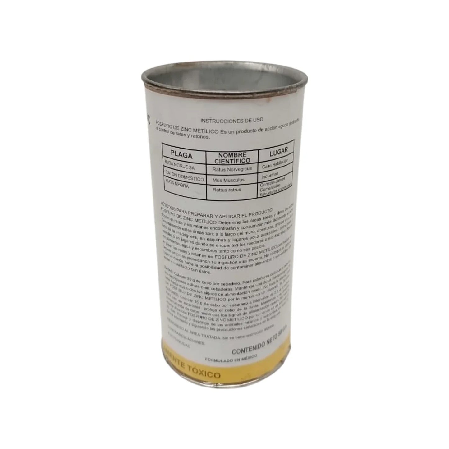 Fosfuro de zinc 50 g amarillo