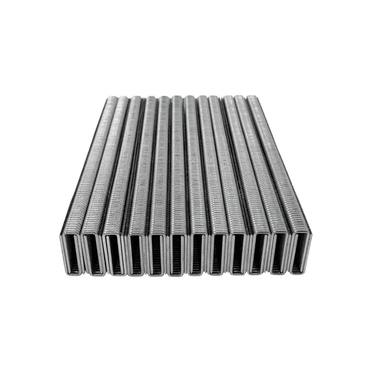 Contiene 2500 piezas.,Corona angosta.,Grapas para trabajo pesado.,Corona de 5.7 mm