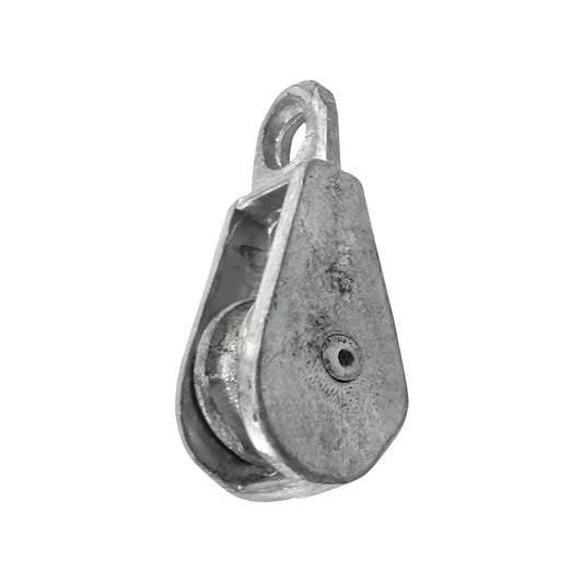 Garrucha para polea tipo noria.,Para cuerda-cable de poliuretano.,Carga máxima 10 kg,No exceder límite de carga.