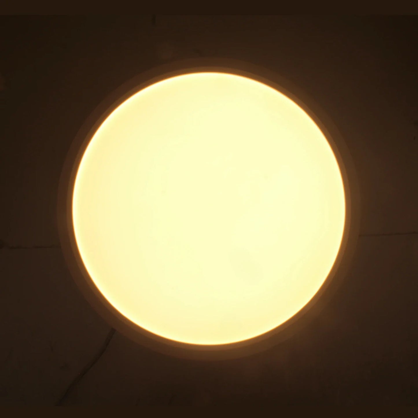 Lámpara panel 24 W redonda sobreponer 3 tonos Solaris TOM3T-24 WBC blanca