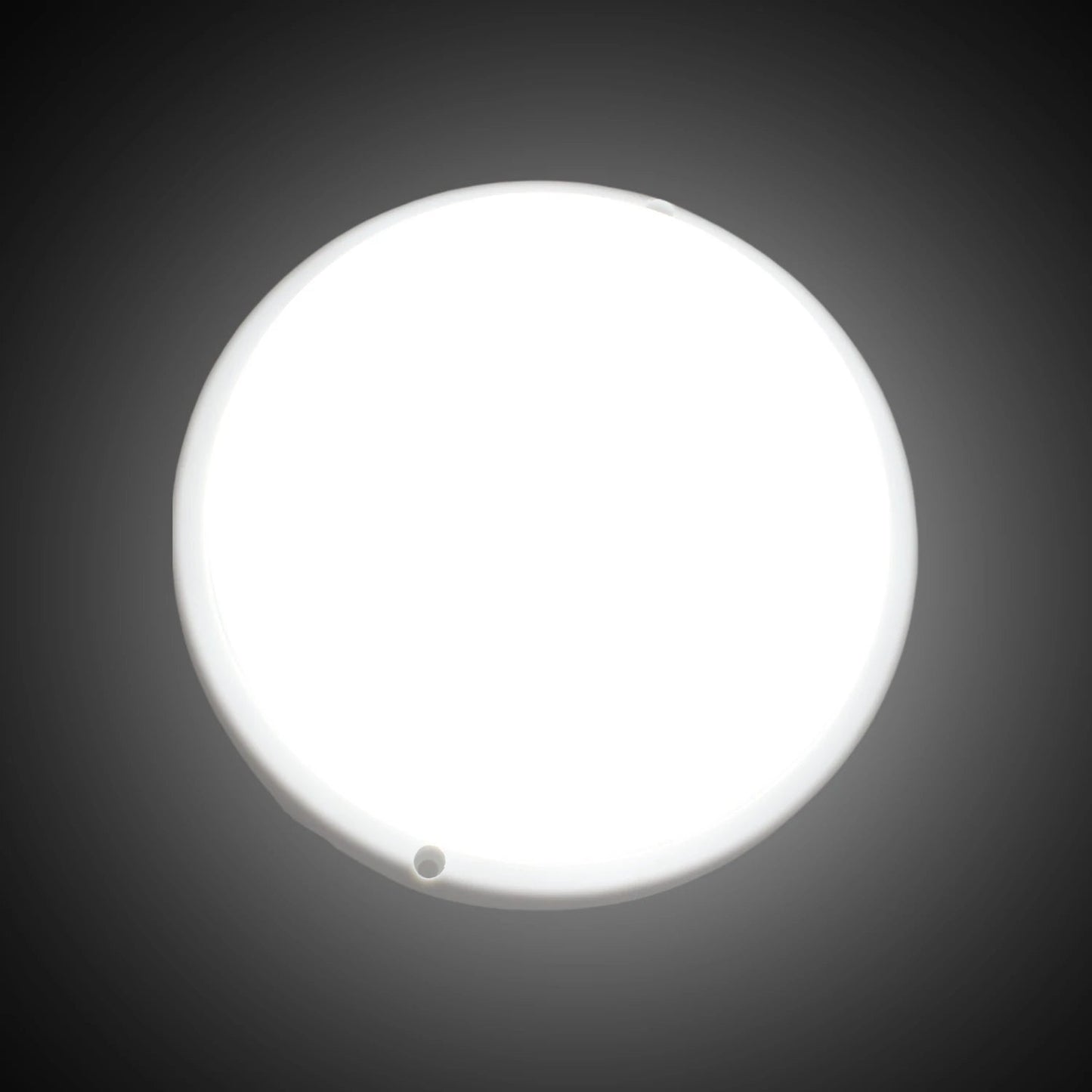 Lámpara panel LED redonda blanca para sobreponer, luz fría