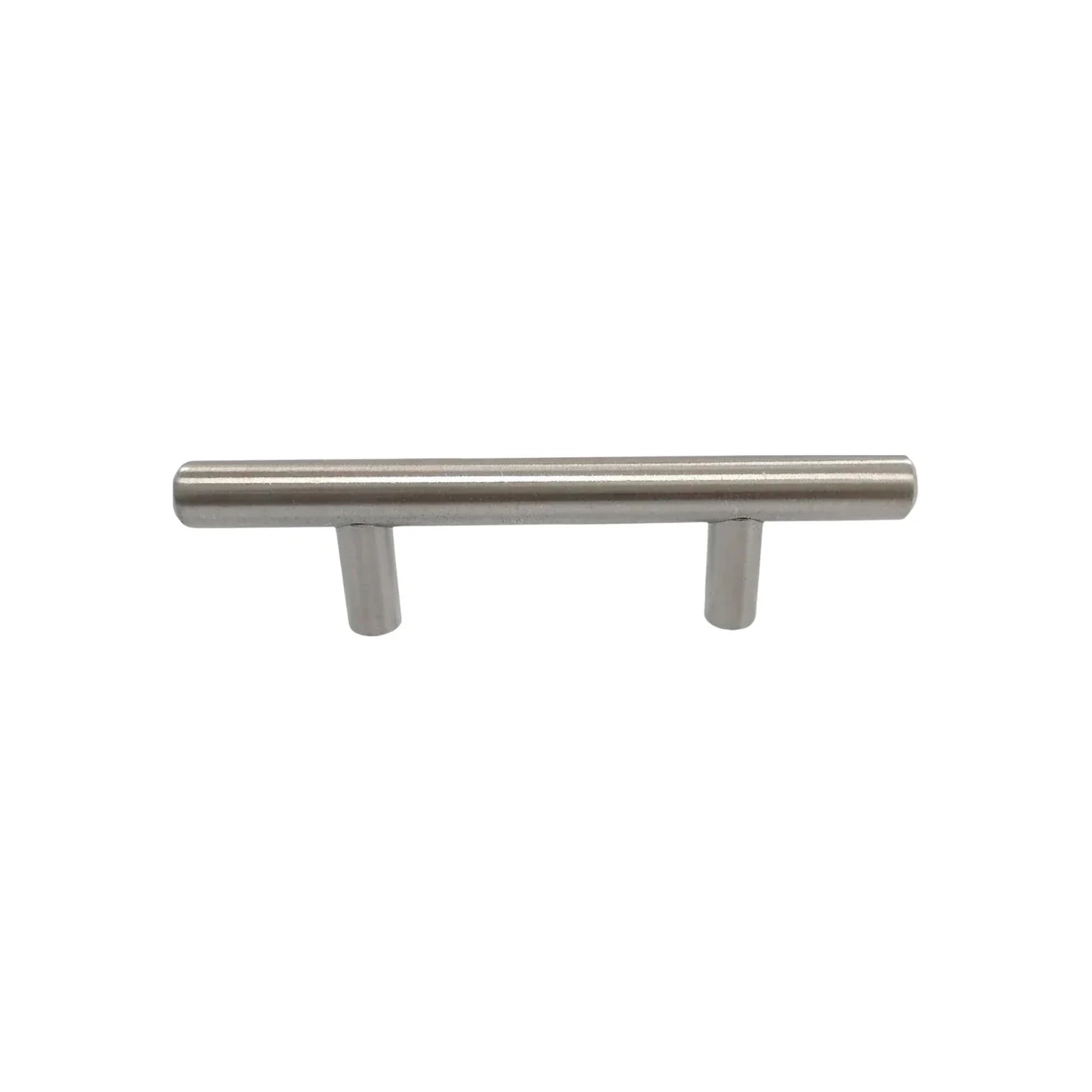 Jaladera 96 mm barra níquel satinado cepillado Rish 8124/96