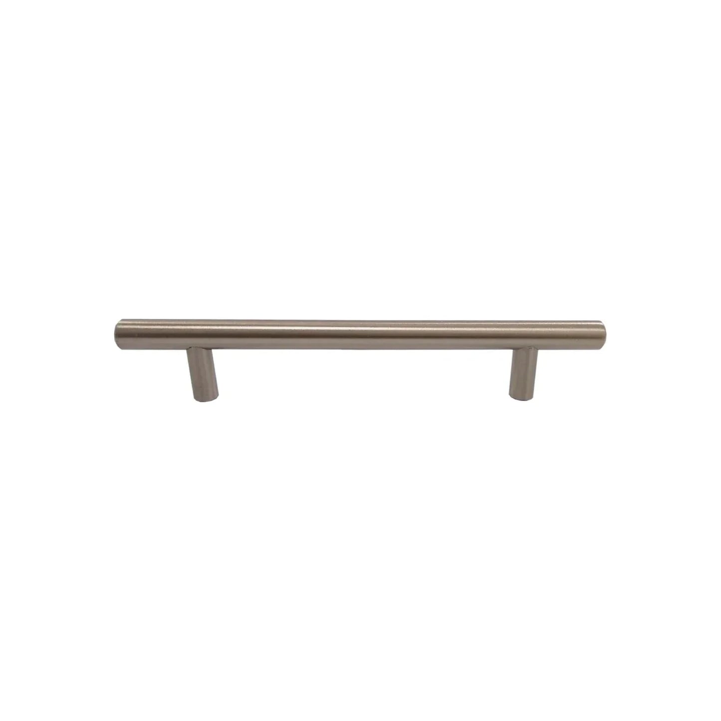 Jaladera 128 mm barra níquel satinado cepillado Rish 8124/128