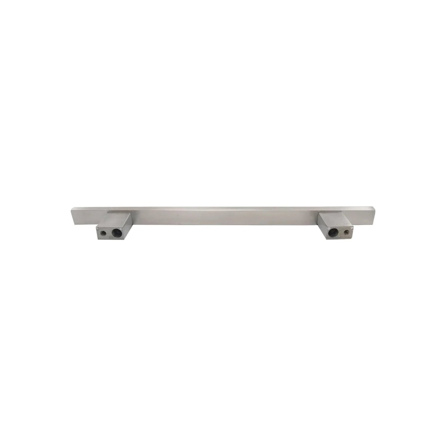 Jaladera rectangular 160mm níquel satinado cepillado, herraje moderno para muebles, cajones y gabinetes.