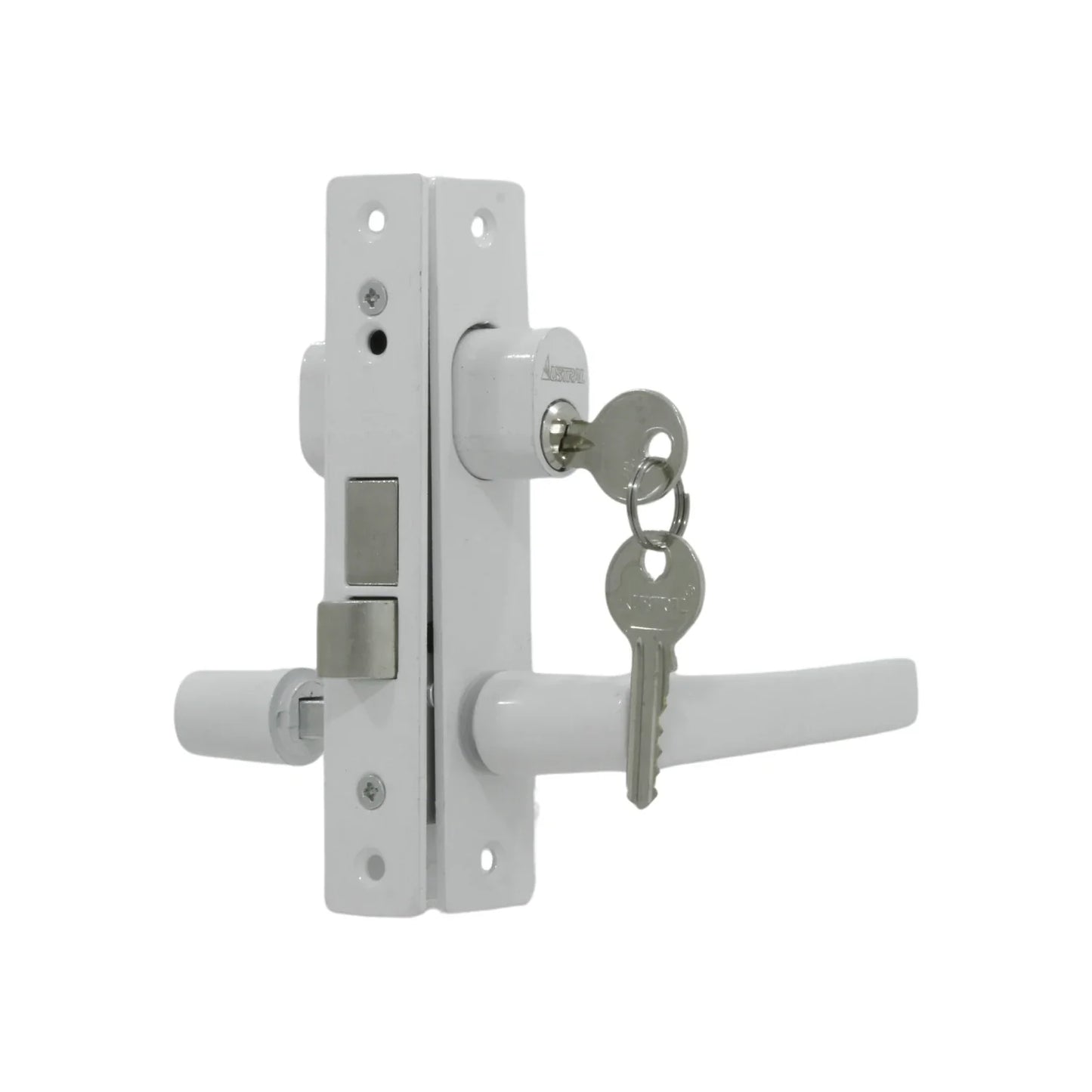 Cerradura/Chapa para puerta de aluminio blanca Austral 639 CD