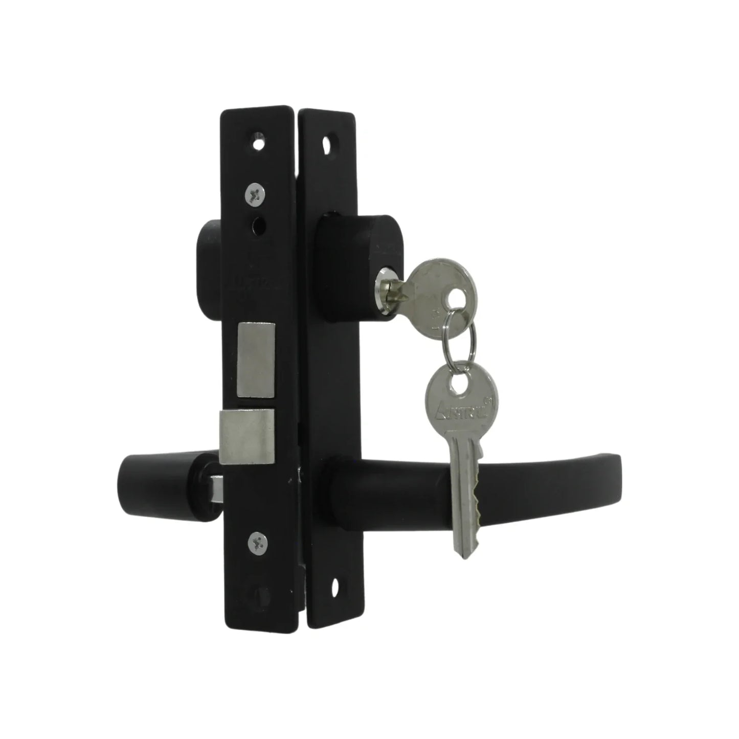 Cerradura/Chapa para puerta de aluminio negra Austral 639 CDN