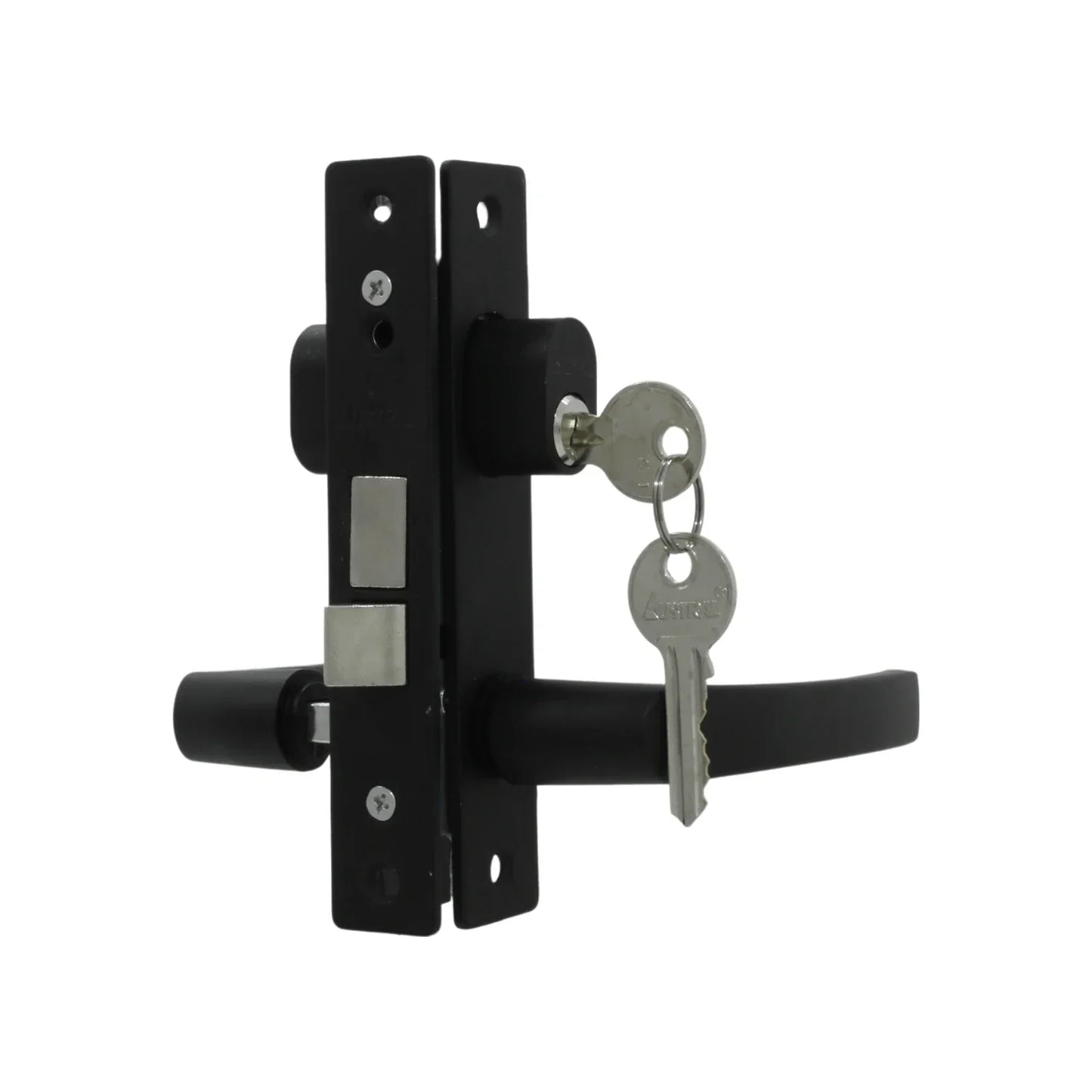 Cerradura/Chapa para puerta de aluminio negra Austral 639 CDN